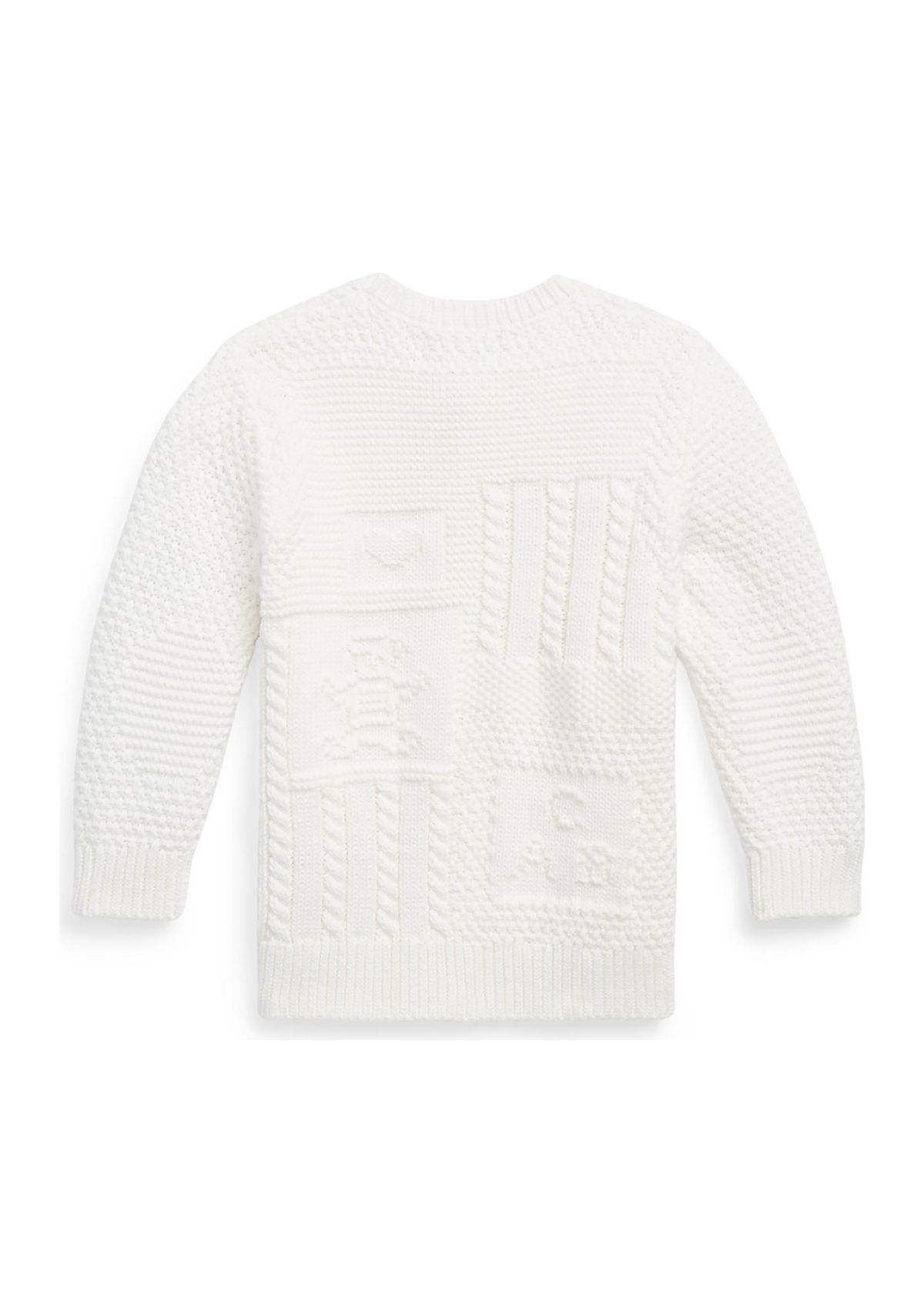 Baby Boys Contrast Knit Organic Cotton Cardigan