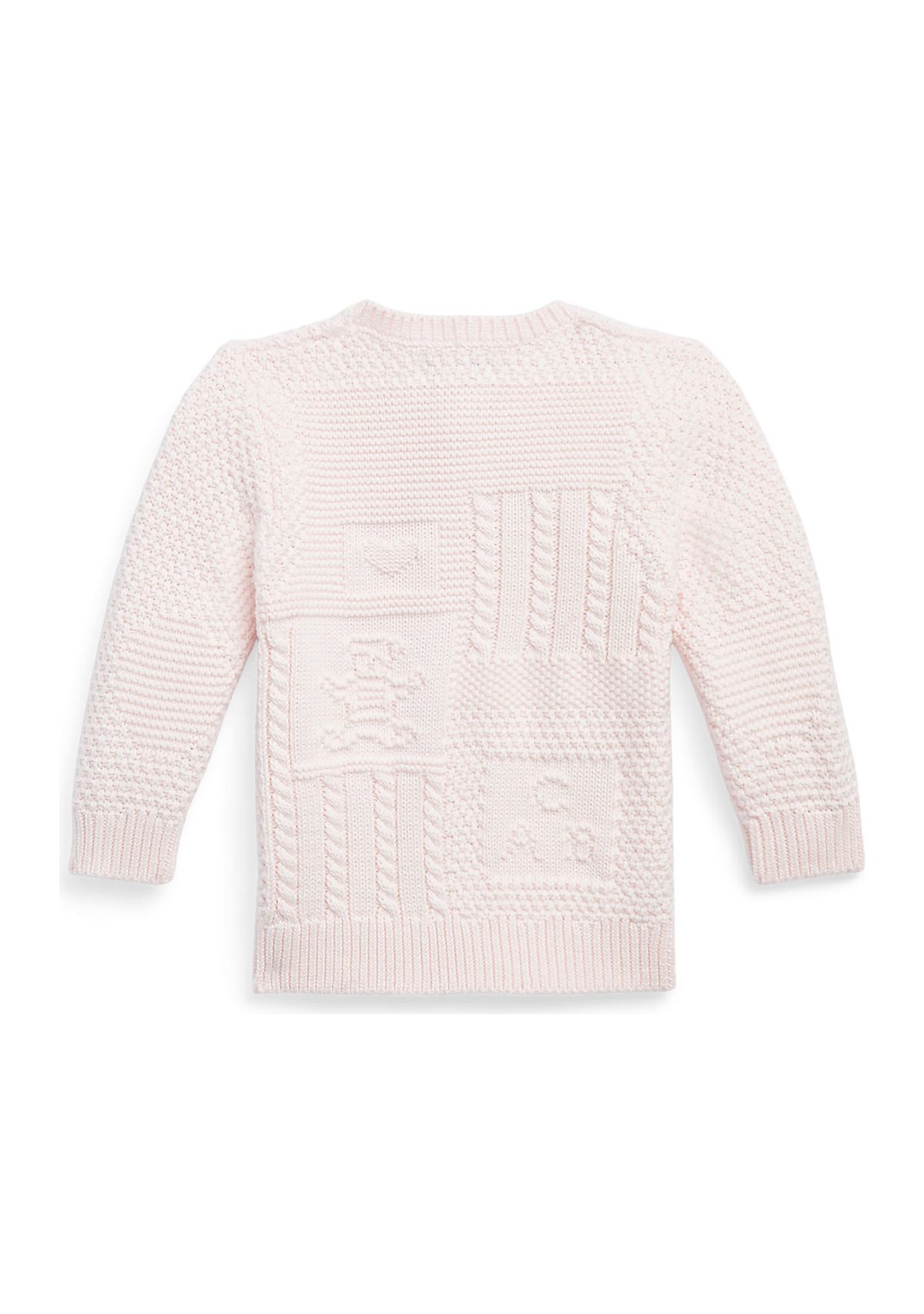 Baby Boys Contrast Knit Organic Cotton Cardigan