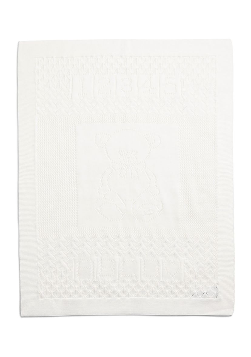 Baby Boys Pointelle Knit Organic Cotton Blanket