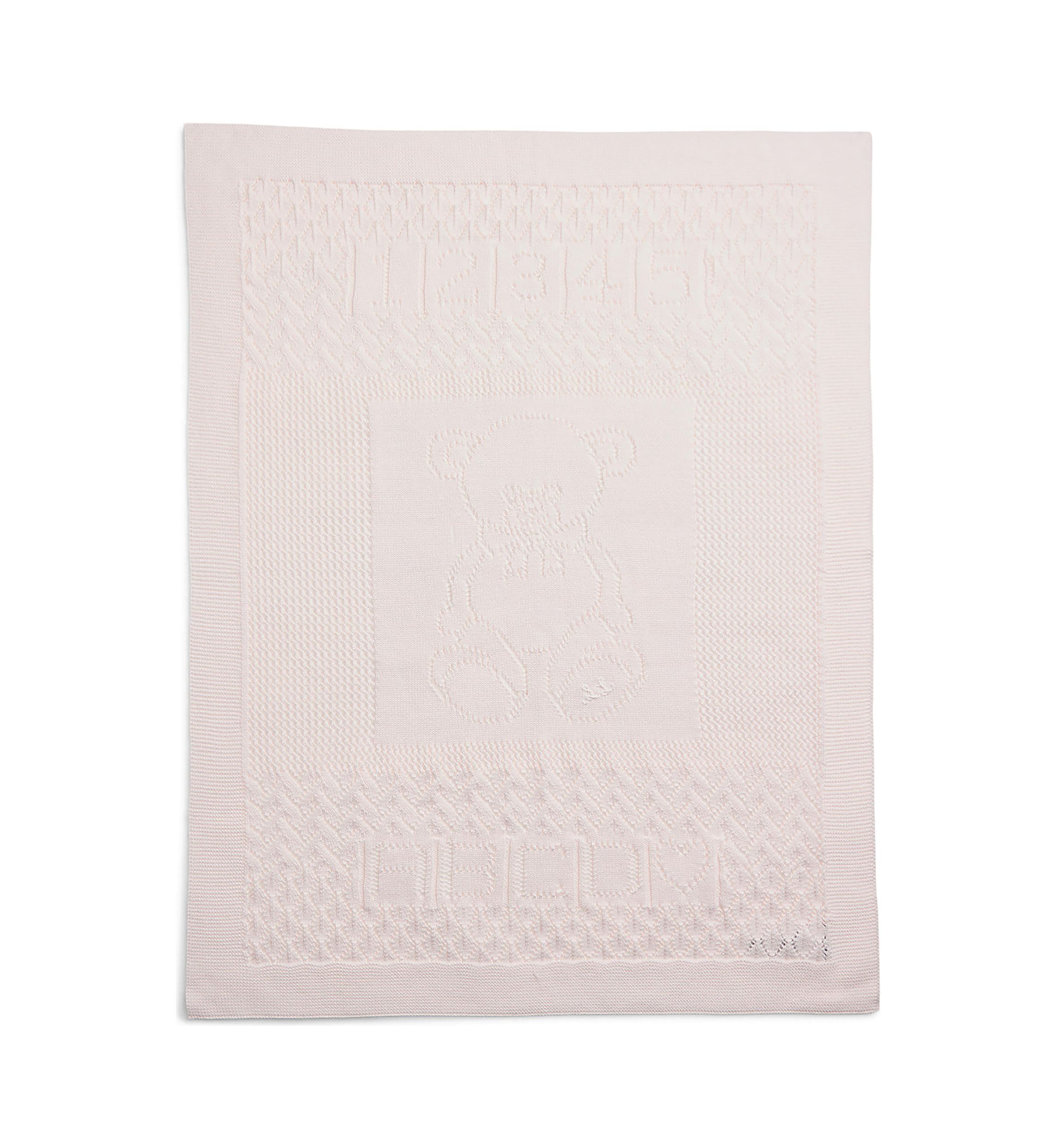 Baby Boys Pointelle Knit Organic Cotton Blanket