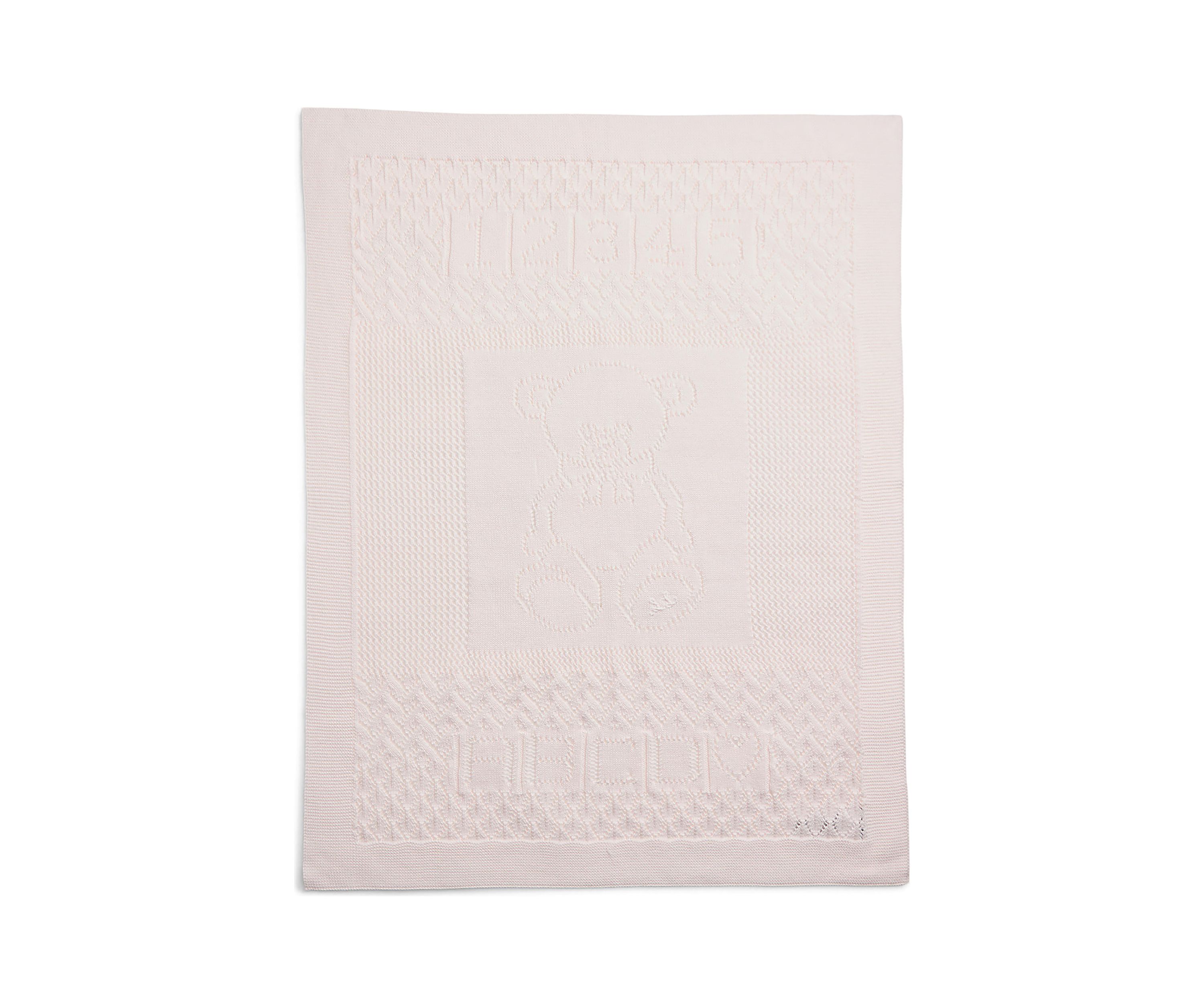 Baby Boys Pointelle Knit Organic Cotton Blanket