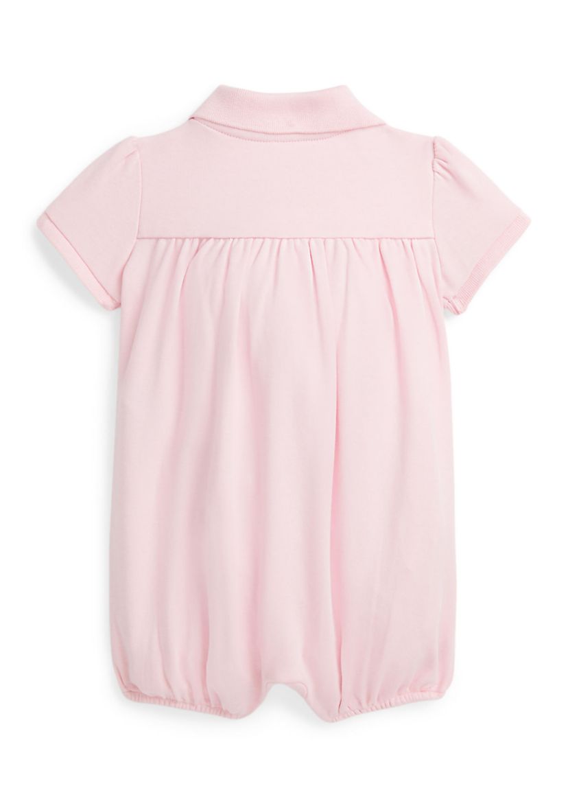 Baby Girls Cotton Interlock Bubble Shortall