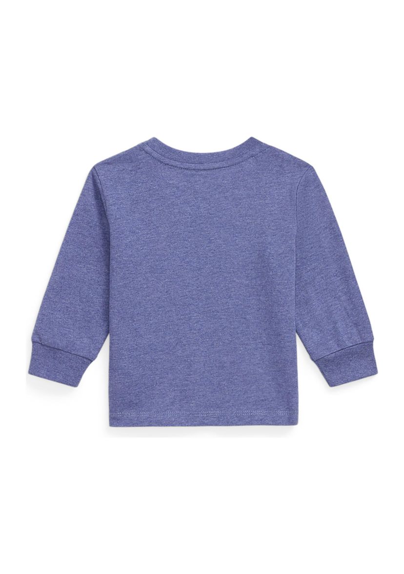 Baby Boys Cotton Jersey Long Sleeve T-Shirt