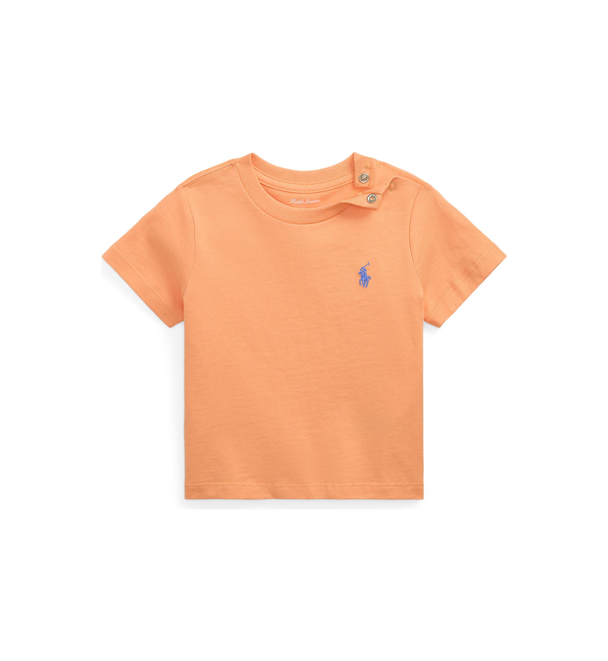 Baby Boys Cotton Jersey Crew Neck T-Shirt