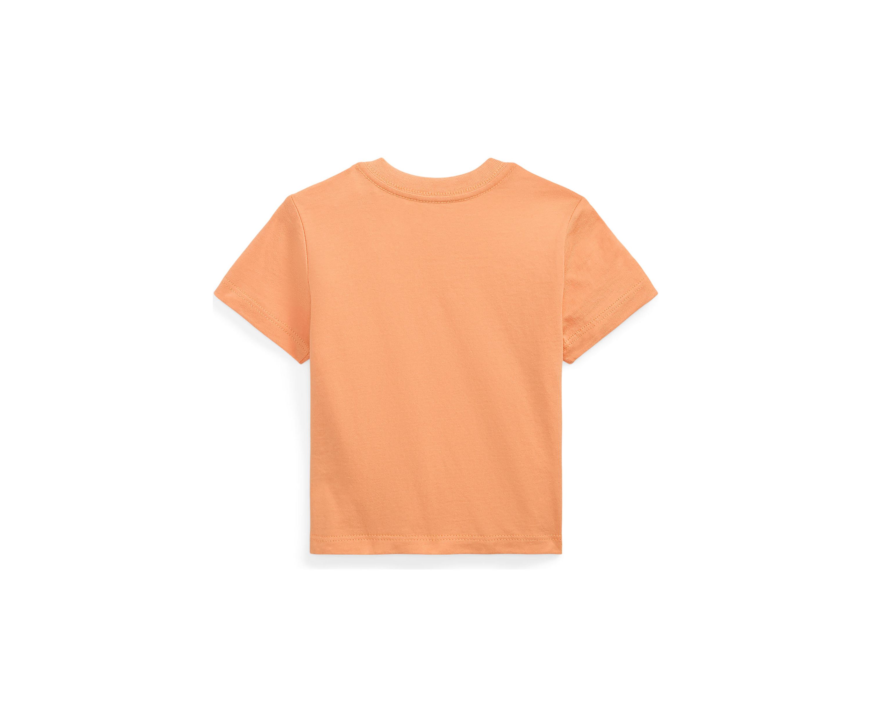 Baby Boys Cotton Jersey Crew Neck T-Shirt