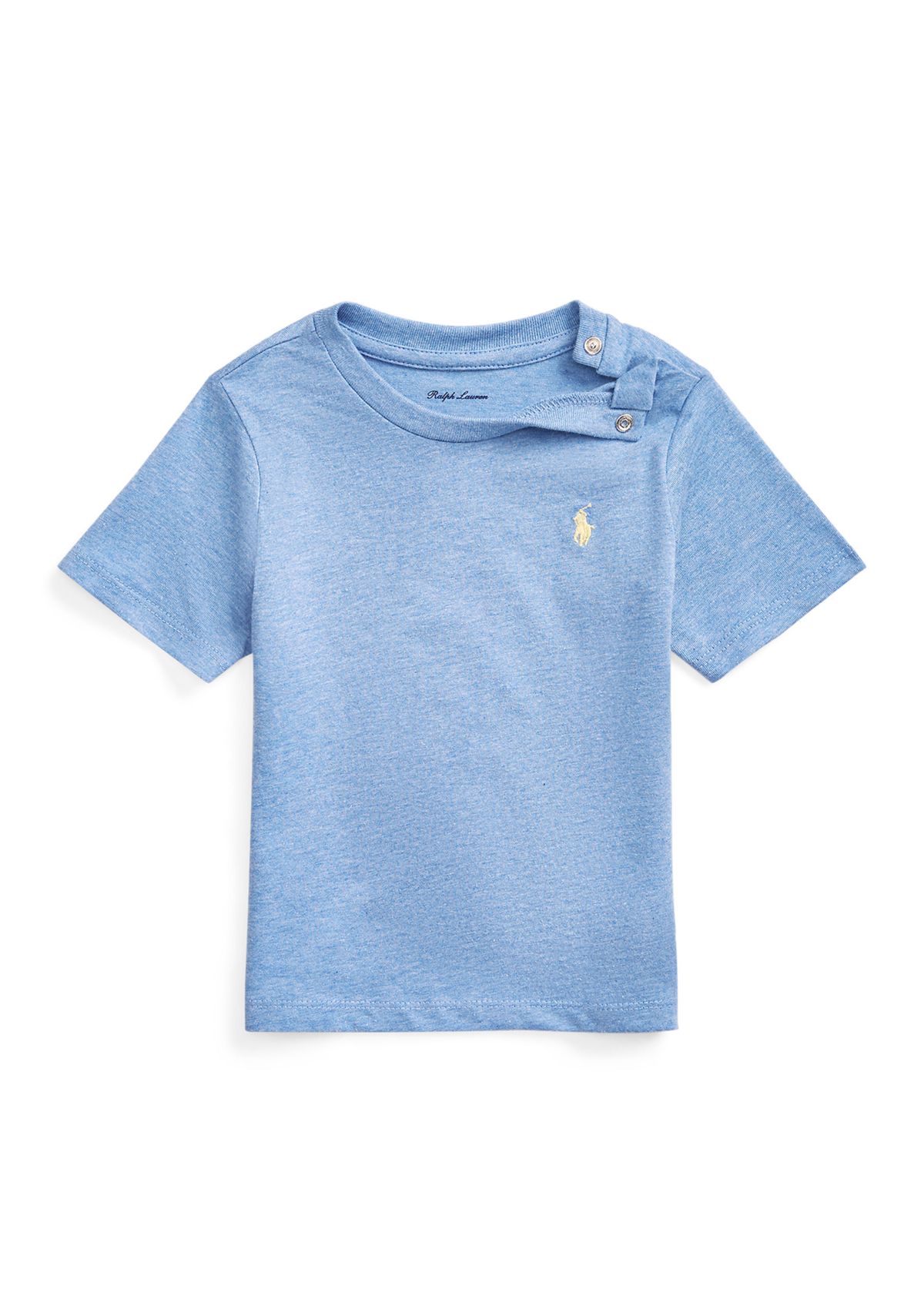 Baby Boys Cotton Jersey Crew Neck T-Shirt