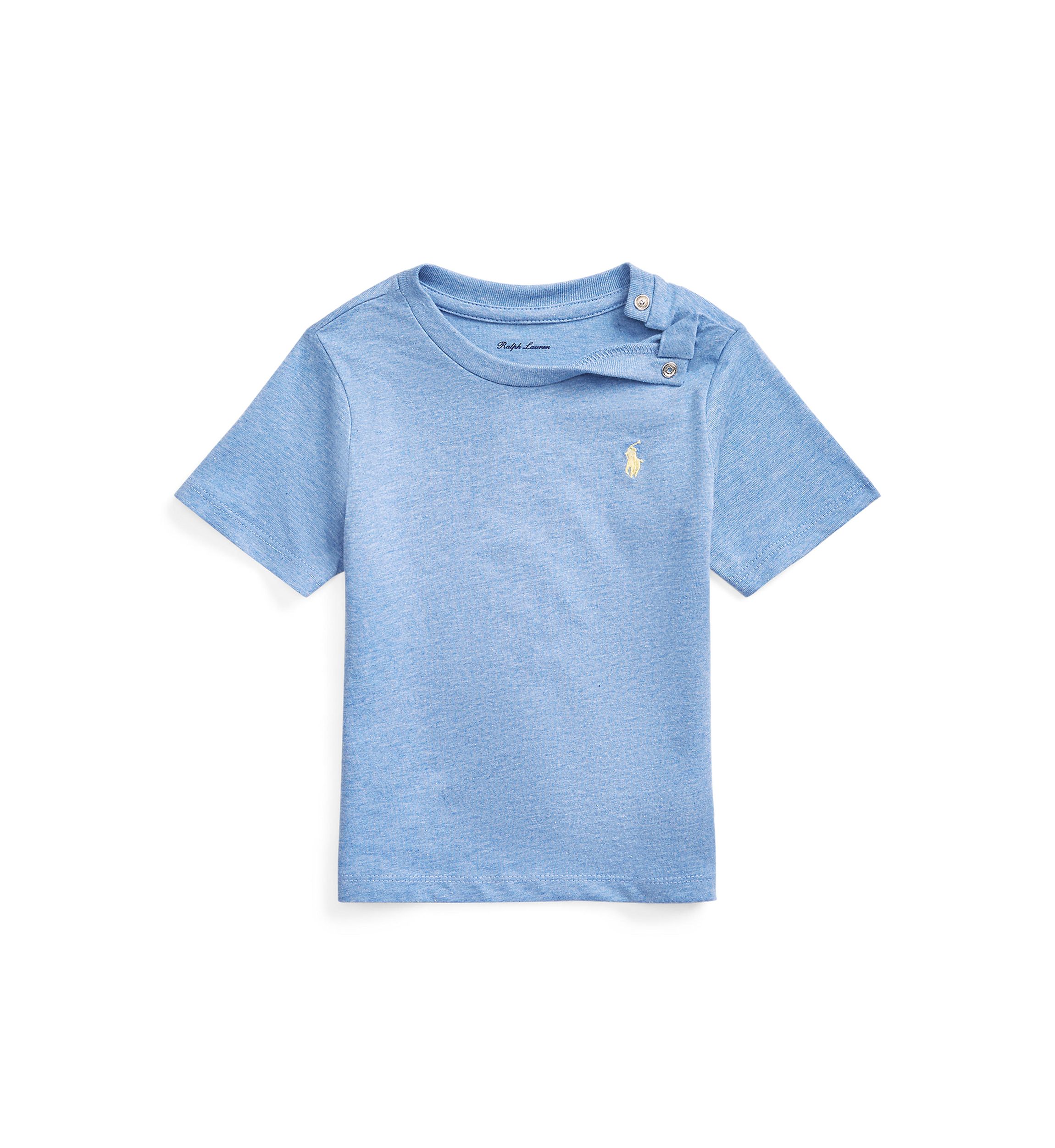 Baby Boys Cotton Jersey Crew Neck T-Shirt