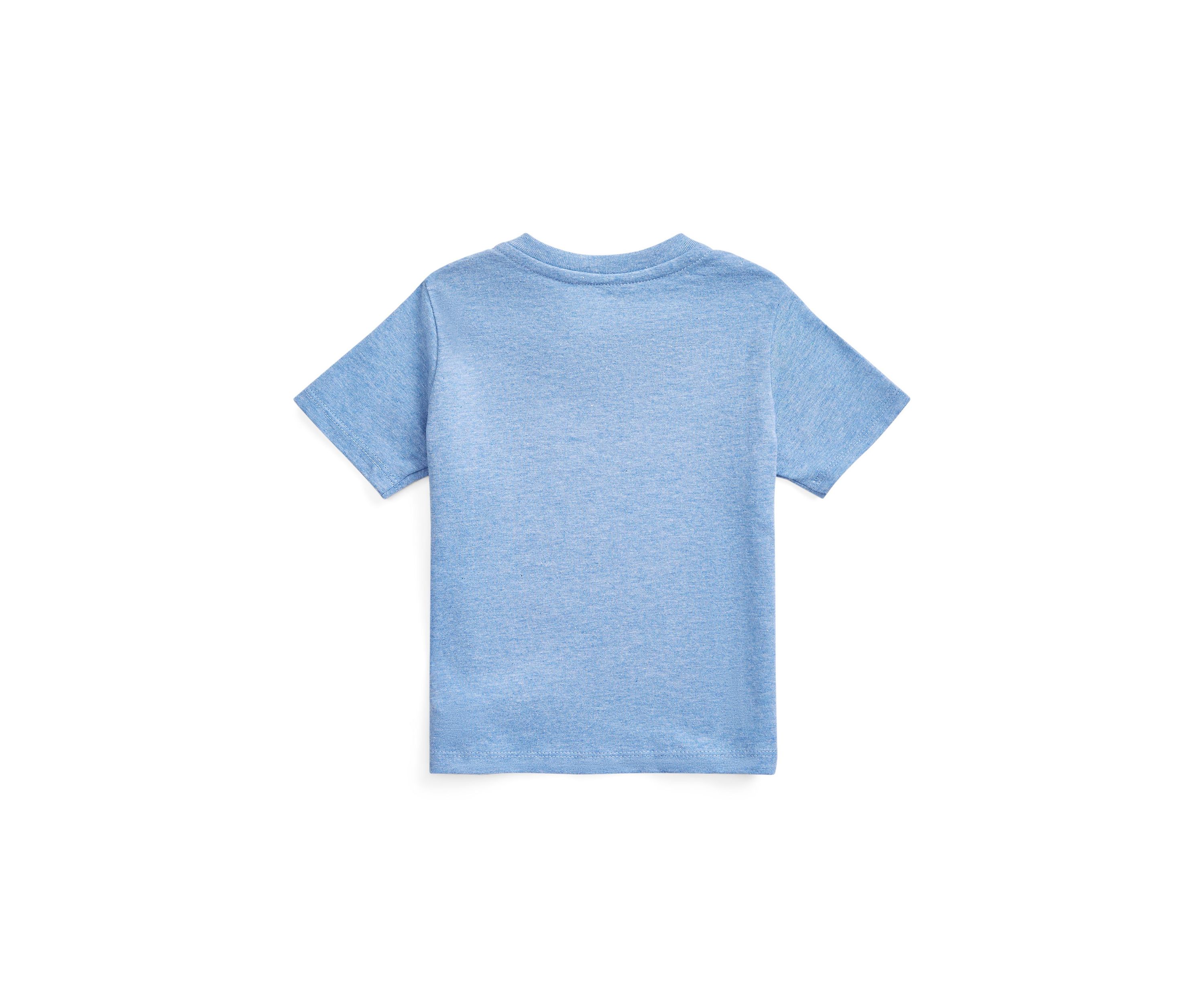 Baby Boys Cotton Jersey Crew Neck T-Shirt