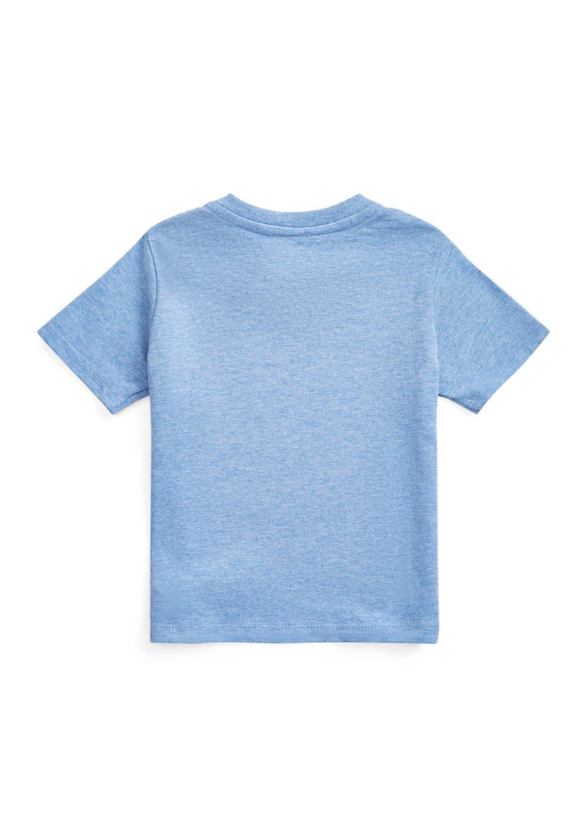 Baby Boys Cotton Jersey Crew Neck T-Shirt
