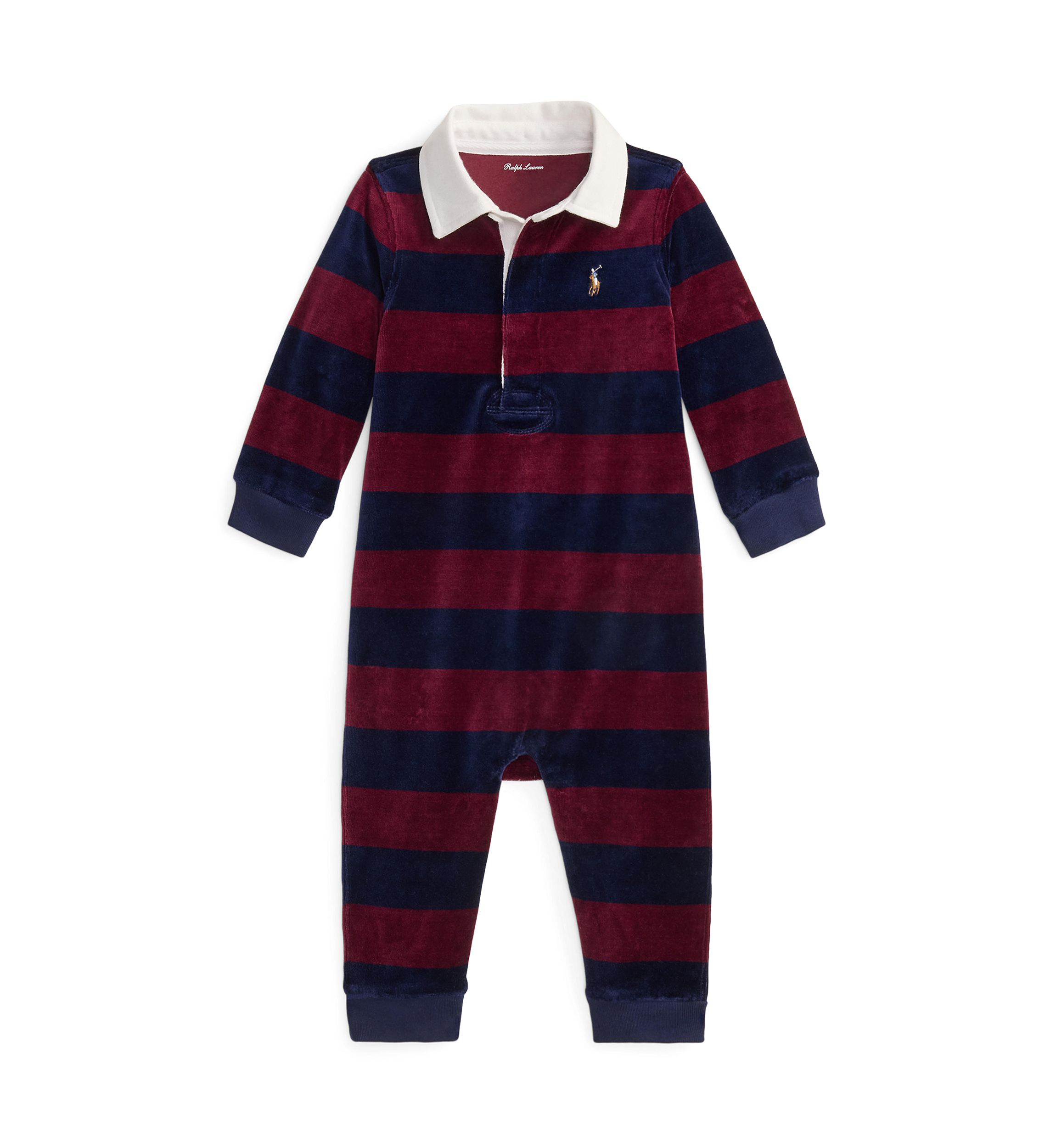 Baby Boys Logo Cotton Rugby Shirt & Chino Pant Set