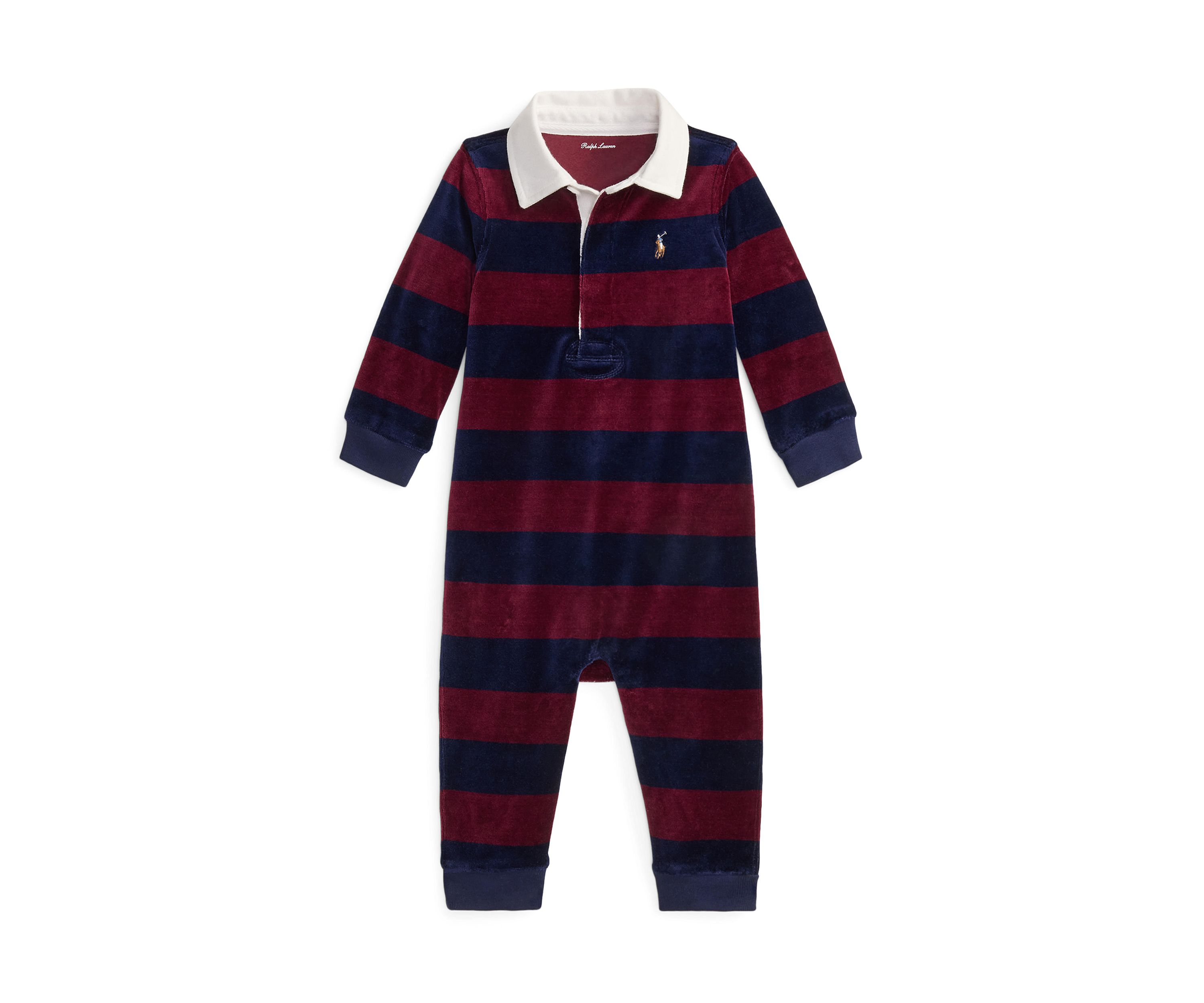 Baby Boys Logo Cotton Rugby Shirt & Chino Pant Set