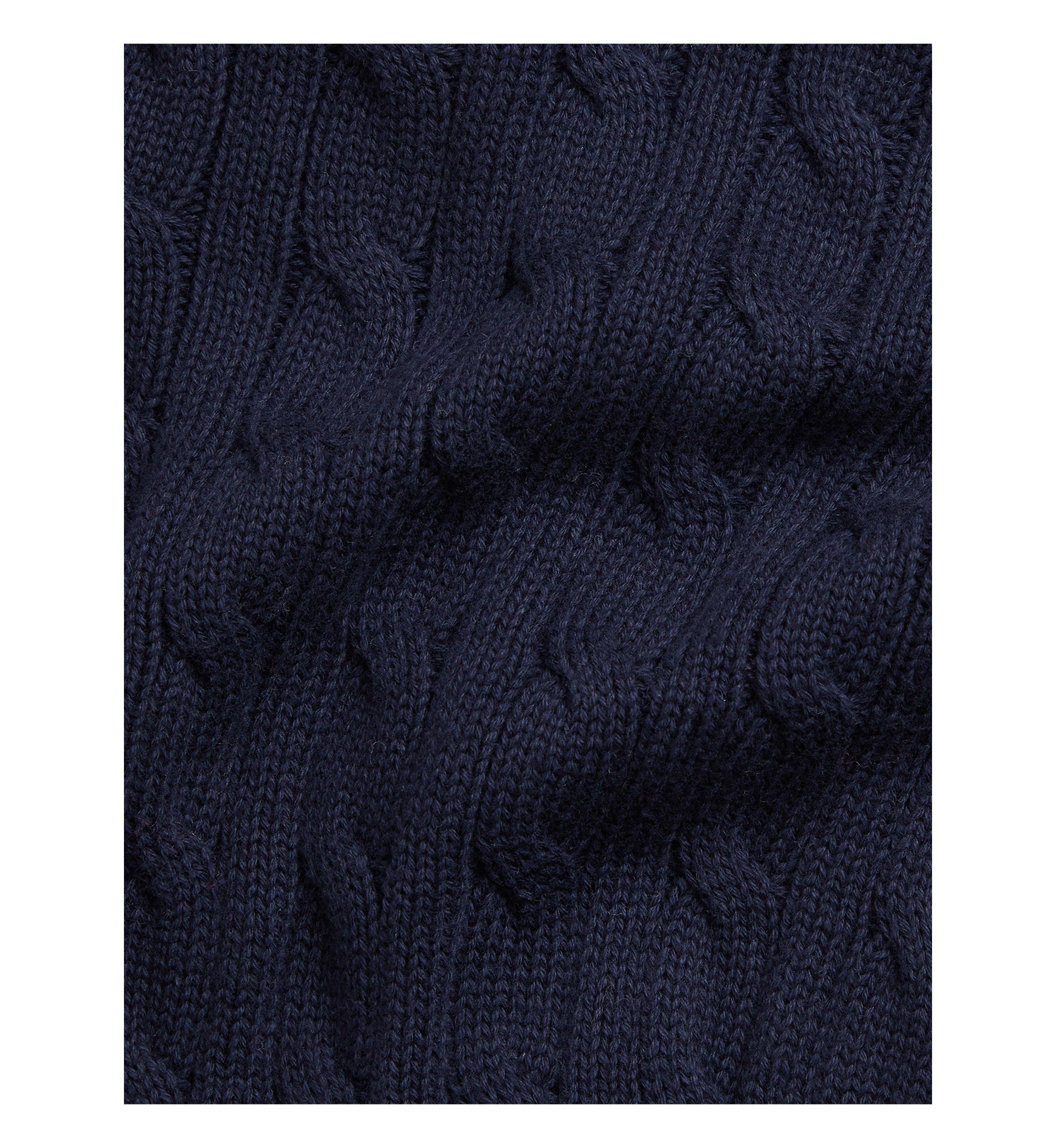 Baby Boys Cable-Knit Cotton V-Neck Cardigan