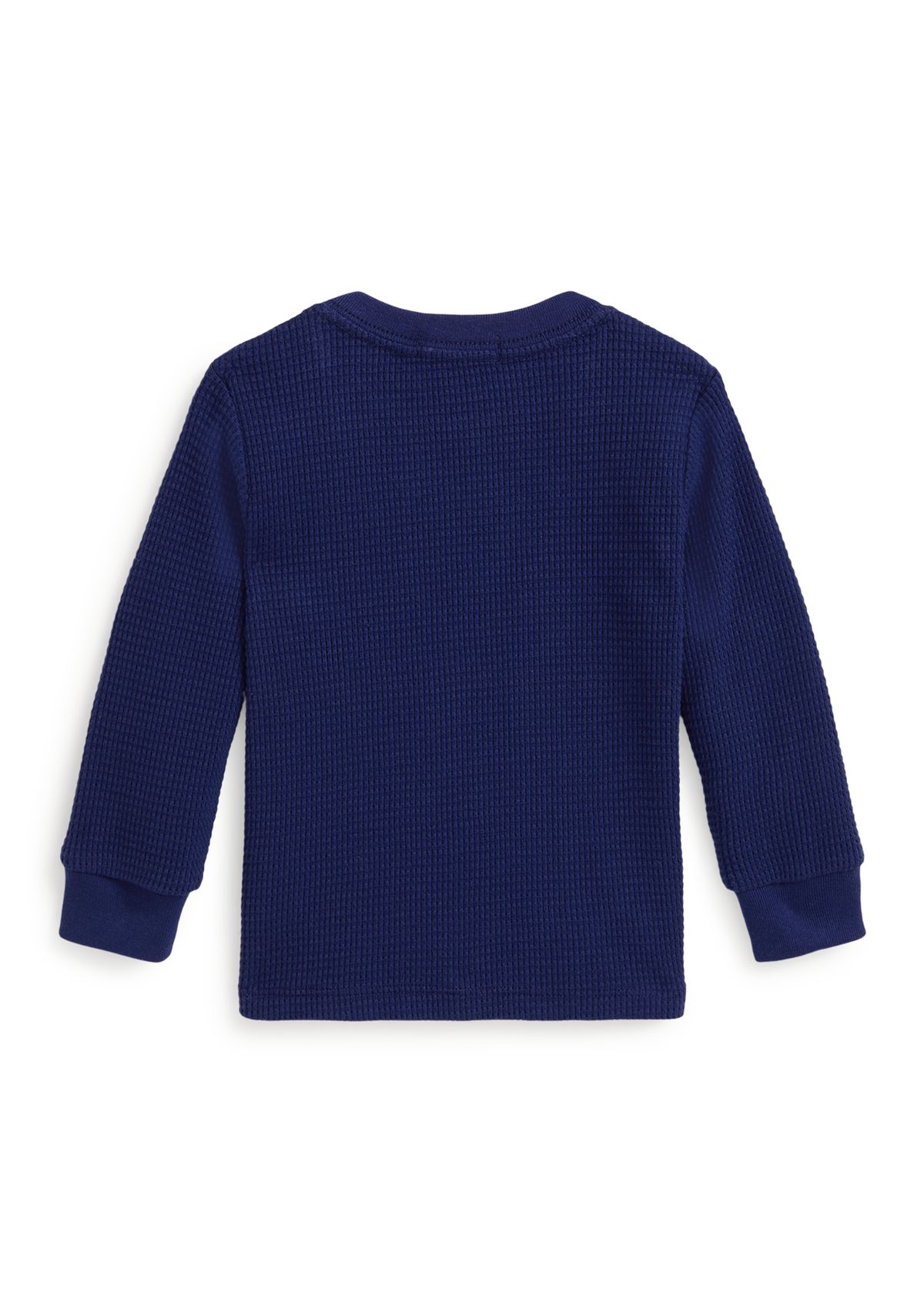 Baby Boys Waffle-Knit Cotton Long-Sleeve T-Shirt