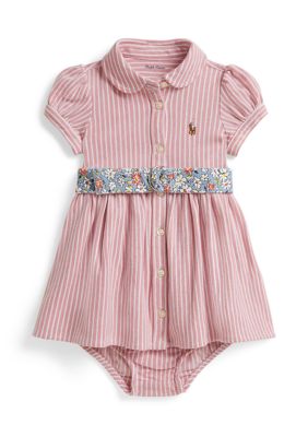 POLO モンベル ラルフ プチバトー キッズ22点セット 120 Ralph Lauren Childrenswear Belted Oxford Mesh Polo Dress & Bloomer