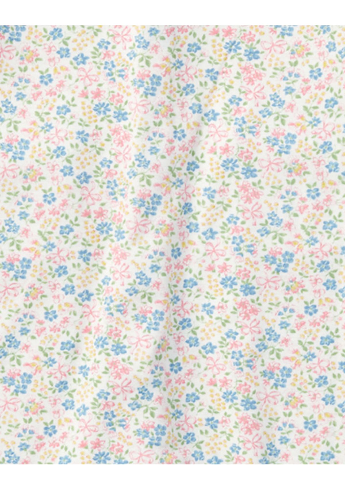 Baby Girls Floral Print Cotton Coverall
