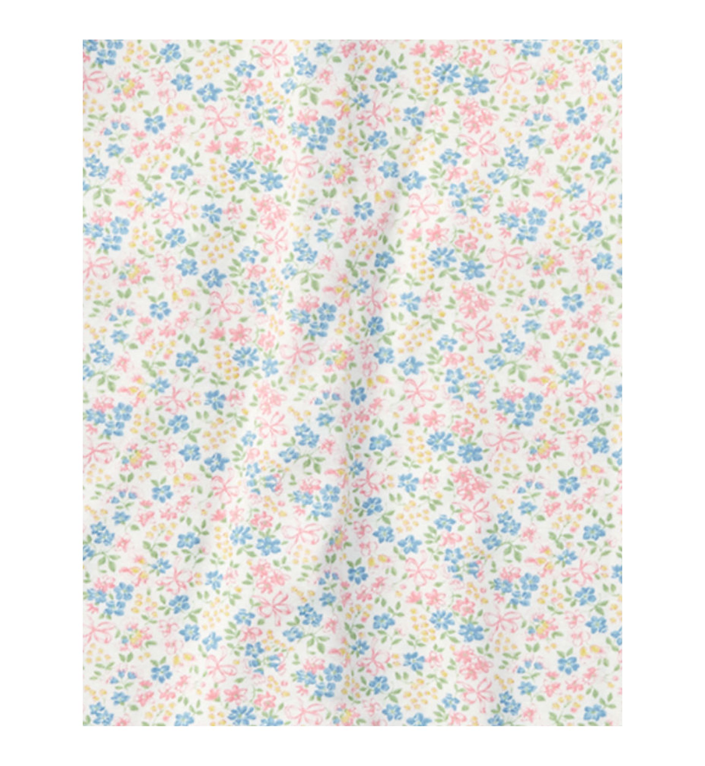 Baby Girls Floral Print Cotton Coverall