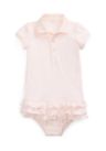 Baby Girls Ruffled Polo Dress & Bloomer