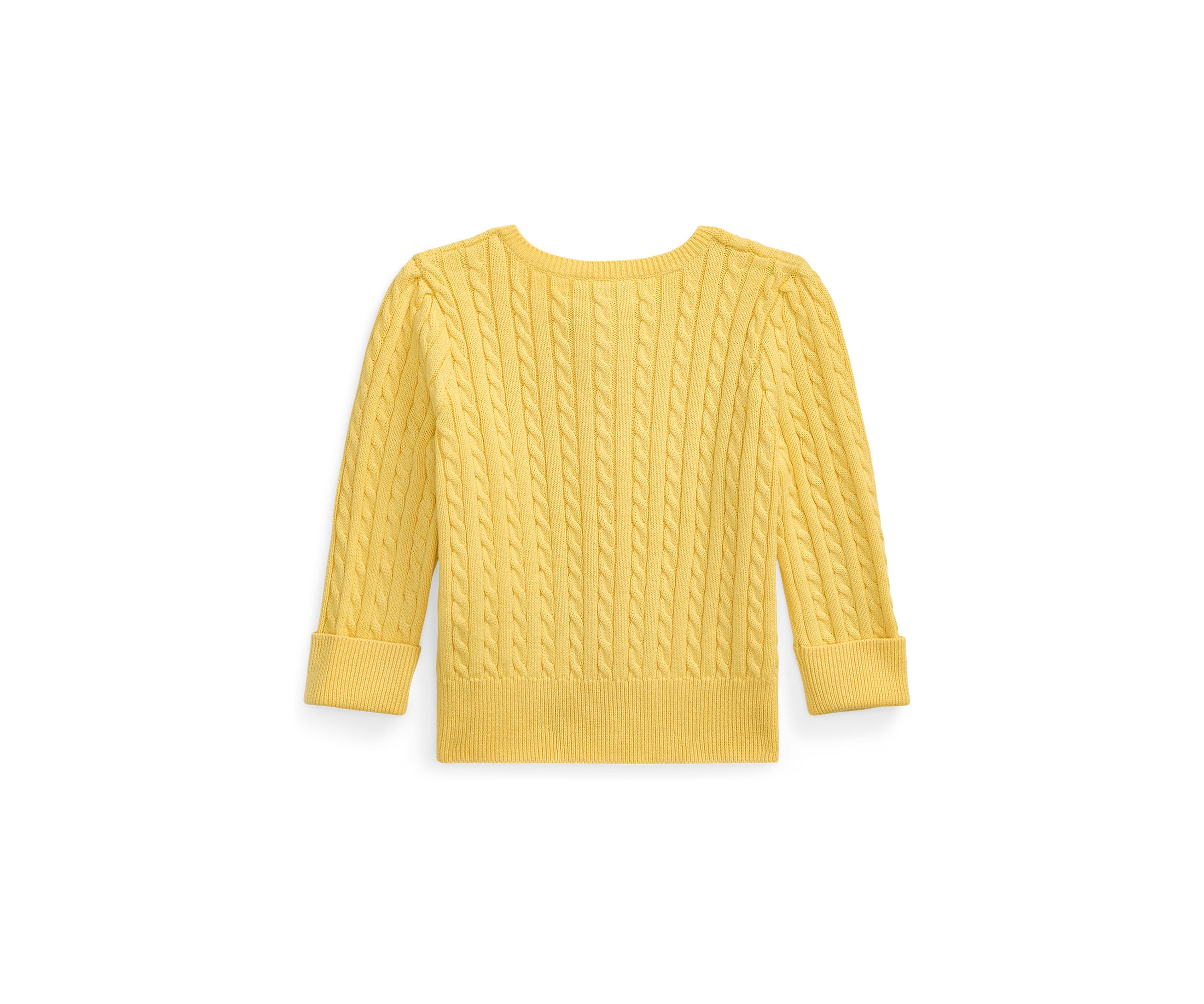 Baby Girls Mini Cable Cotton Cardigan
