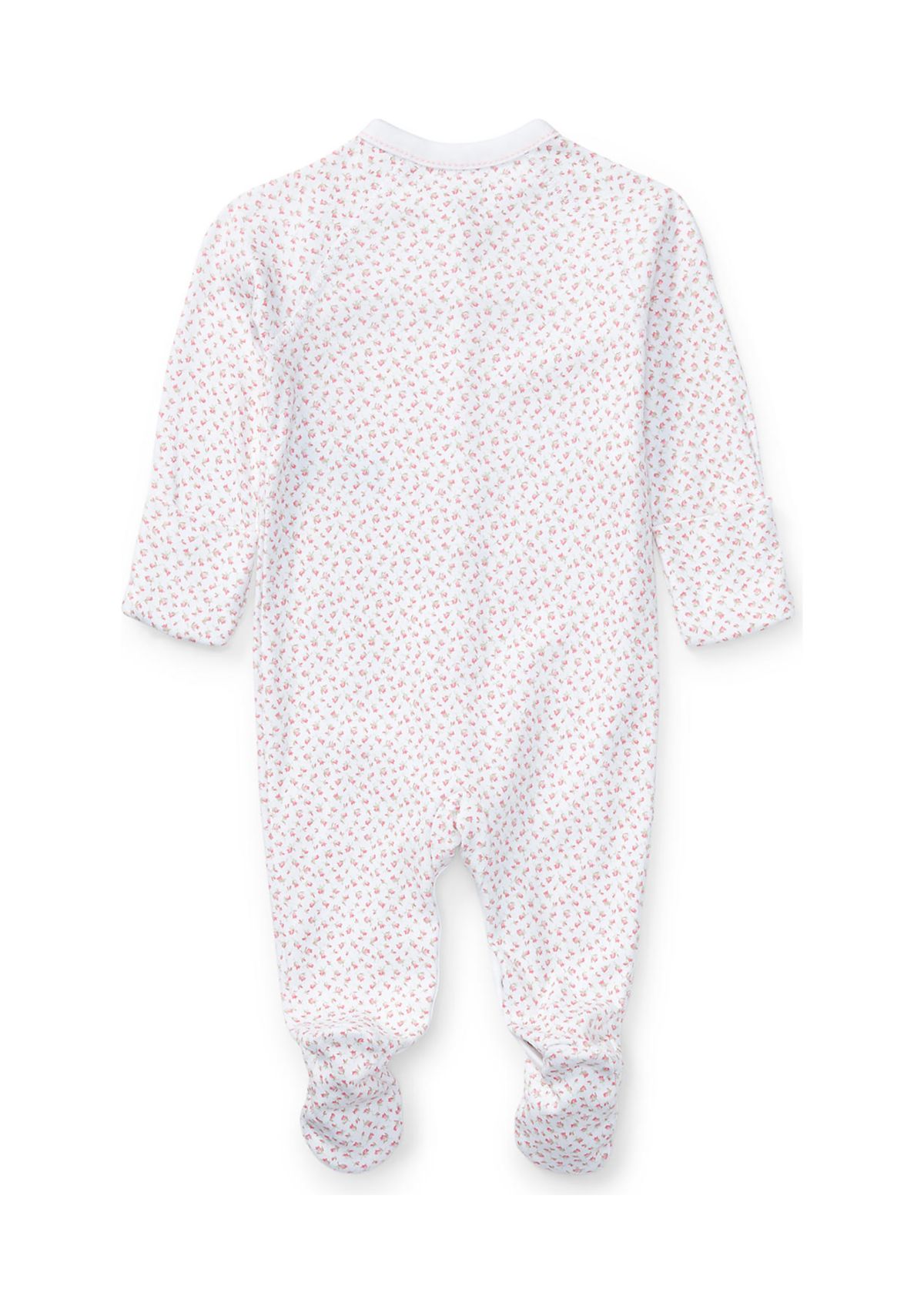 Baby Girls Floral Cotton Coverall 