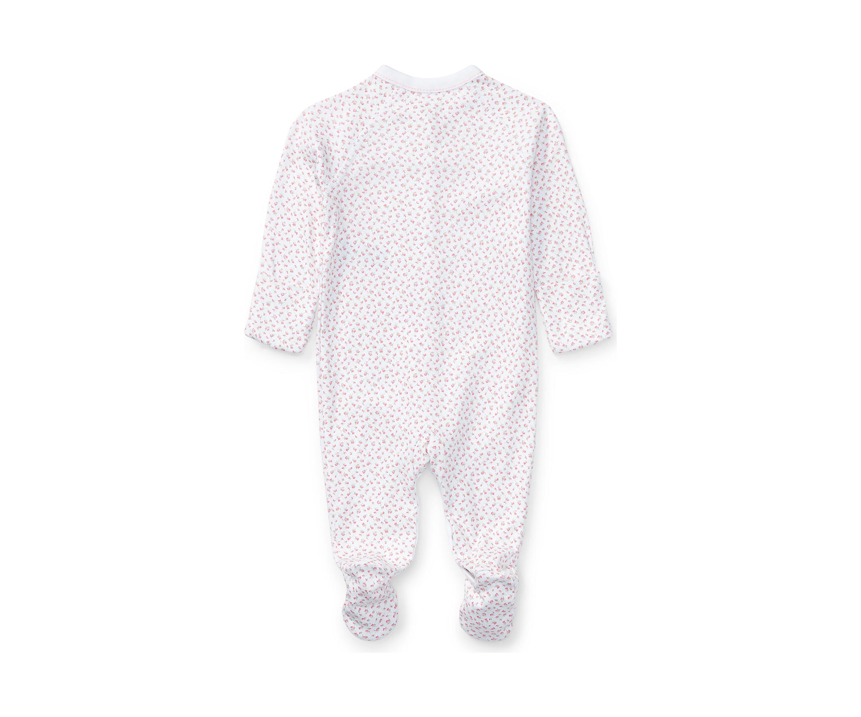 Baby Girls Floral Cotton Coverall 
