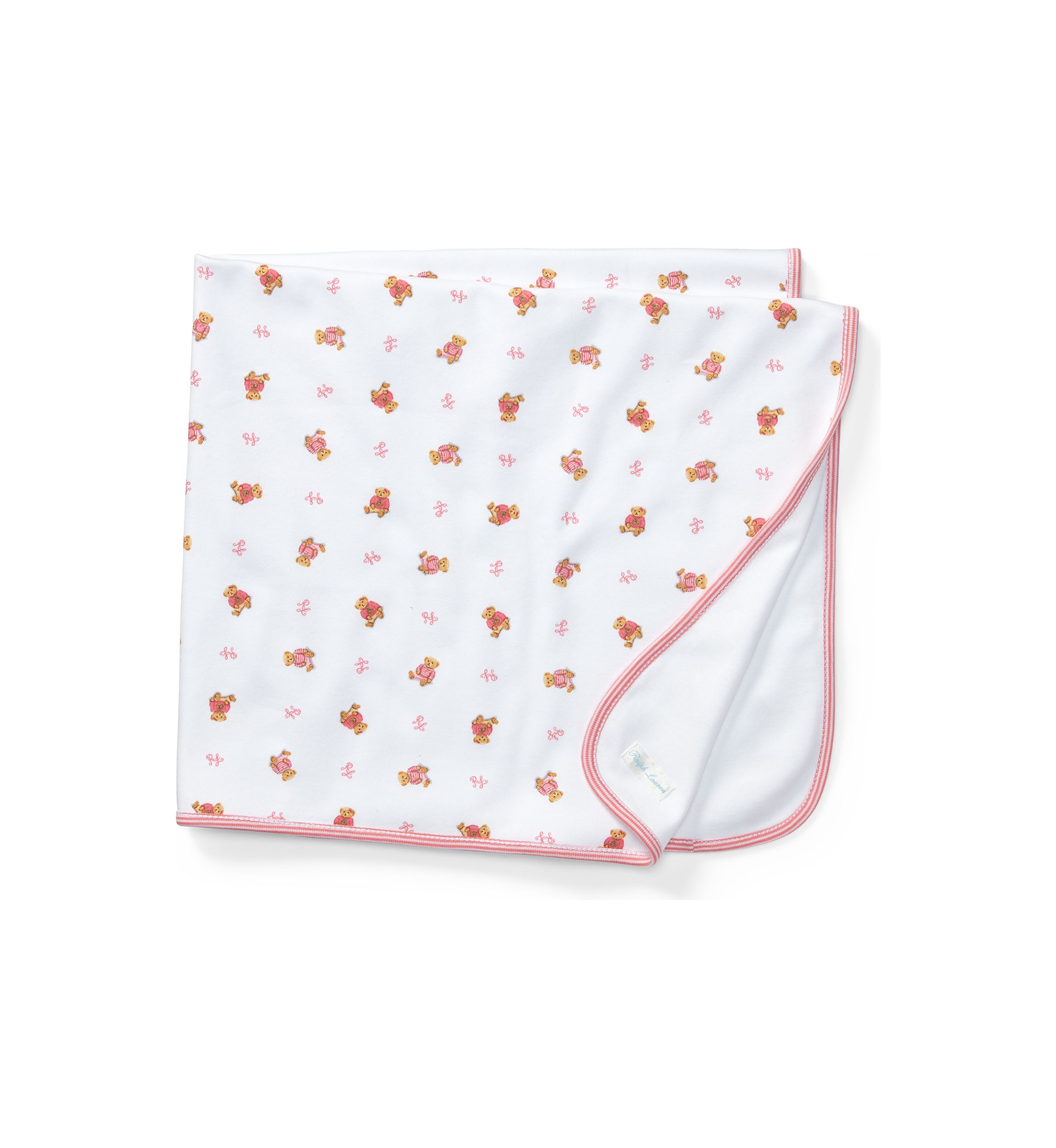  Baby Girls Polo Bear Cotton Blanket 
