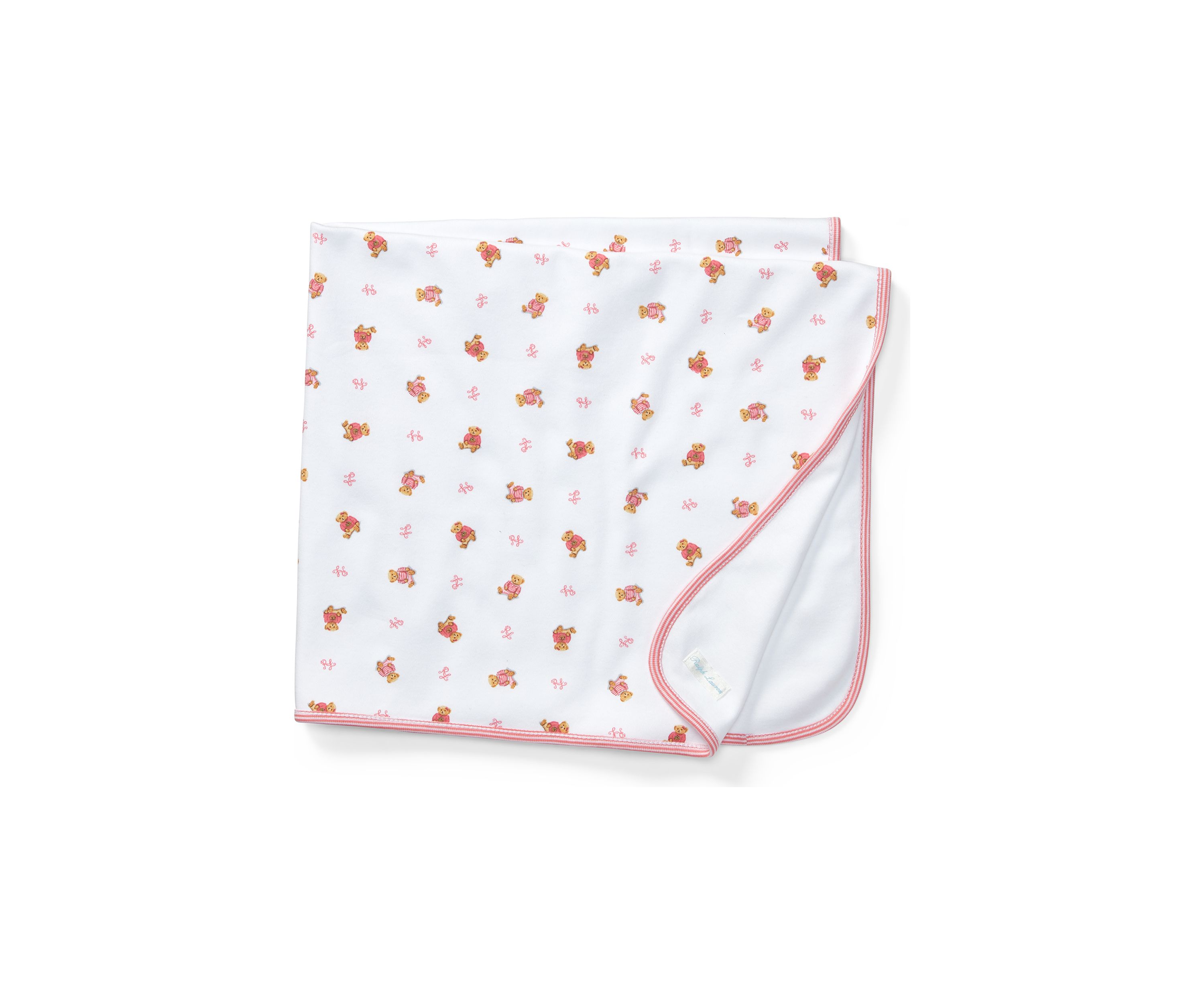  Baby Girls Polo Bear Cotton Blanket 