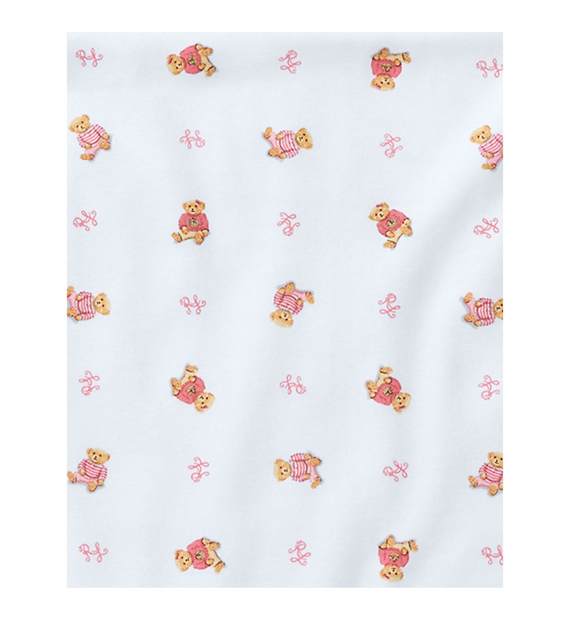  Baby Girls Polo Bear Cotton Blanket 