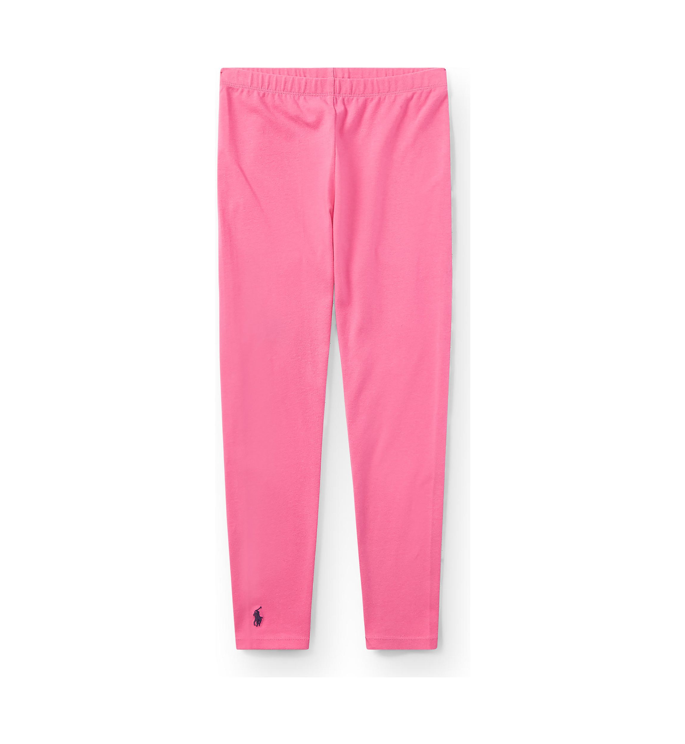 Baby Girls Stretch Cotton Jersey Leggings
