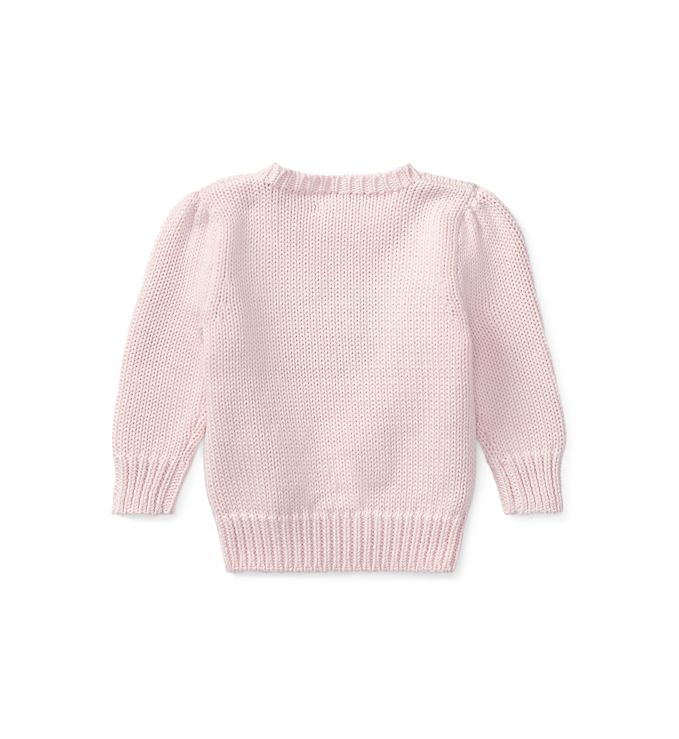 Baby Girls Flag Cotton Sweater