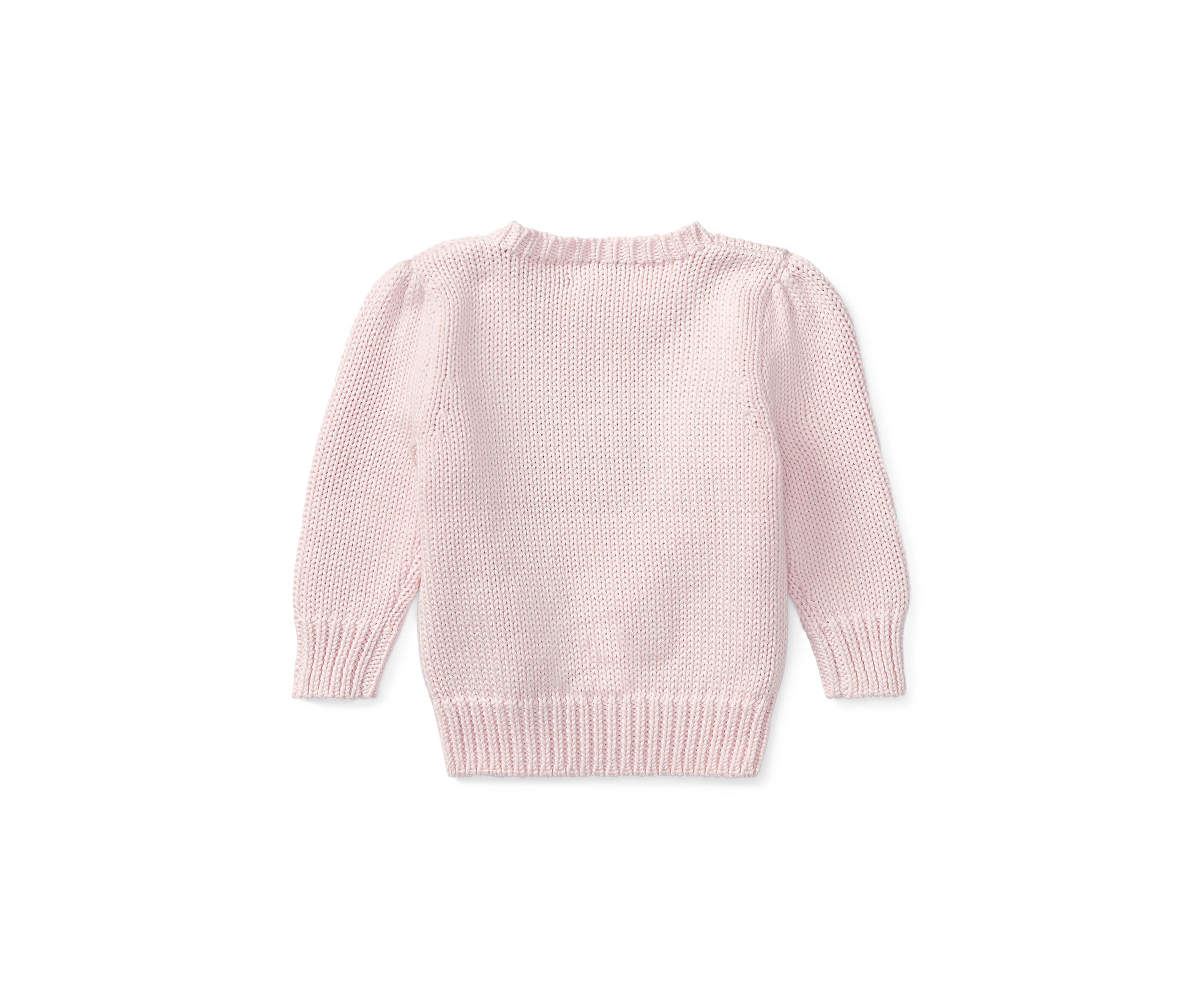 Baby Girls Flag Cotton Sweater