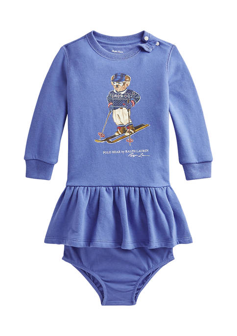 Ralph Lauren Childrenswear Baby Girls Polo Bear Fleece
