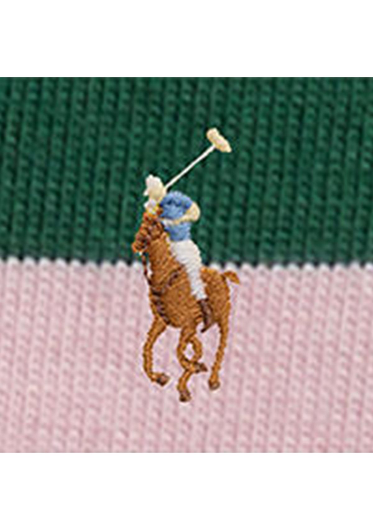 Baby Girls Striped Cotton Rugby Dress & Bloomer