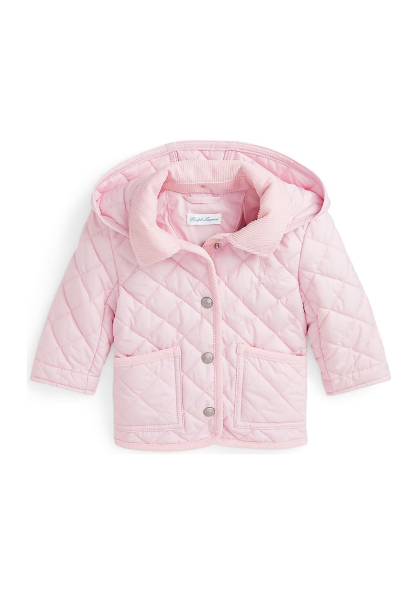 Baby Girls Quilted Barn Jacket