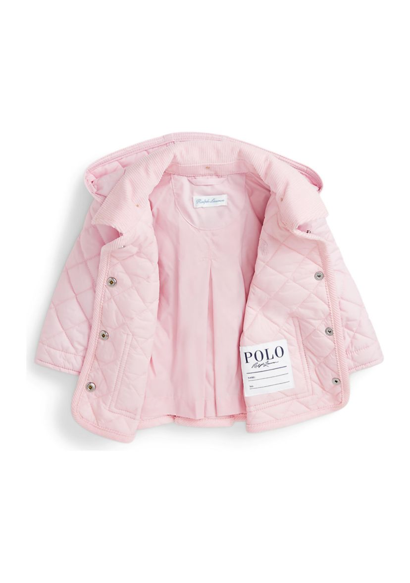 Baby Girls Quilted Barn Jacket