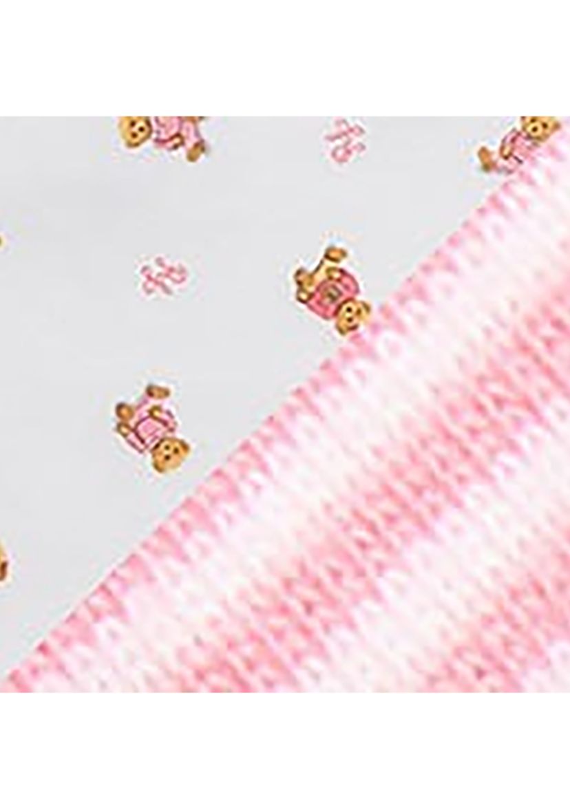 Baby Girls Floral Cotton 3-Piece Gift Set