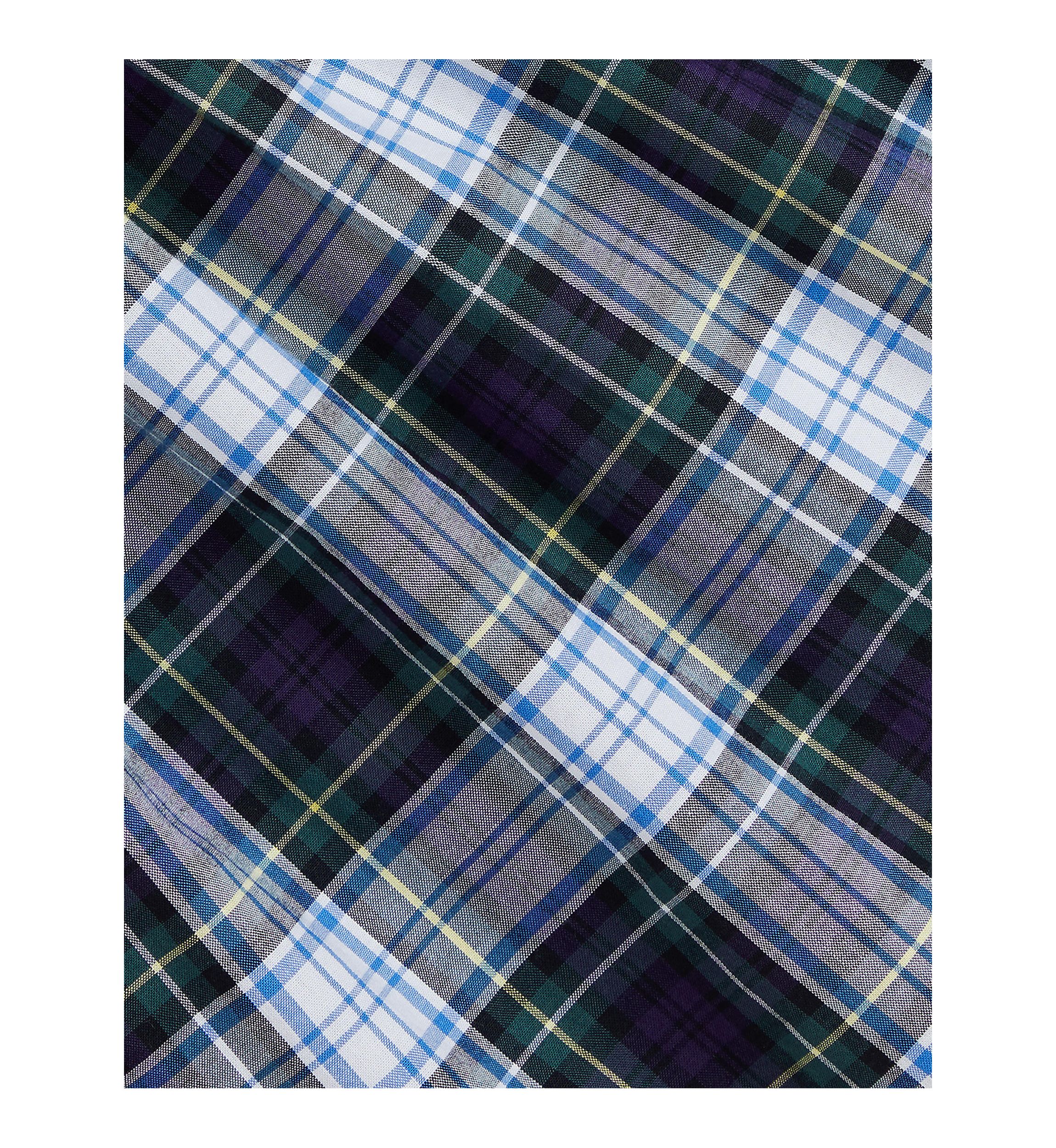 Baby Girls Plaid Cotton Poplin Shirtdress & Bloomer