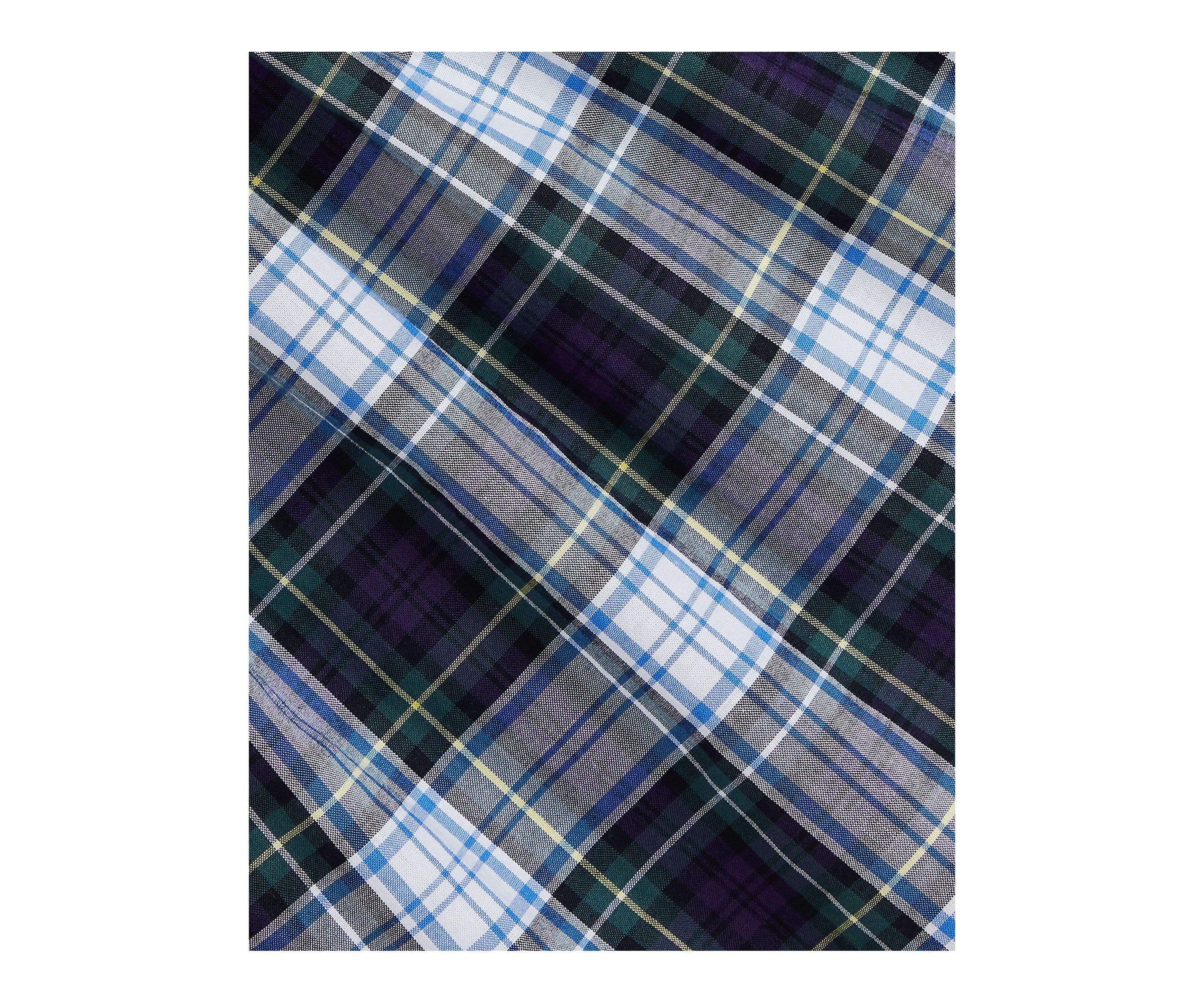 Baby Girls Plaid Cotton Poplin Shirtdress & Bloomer
