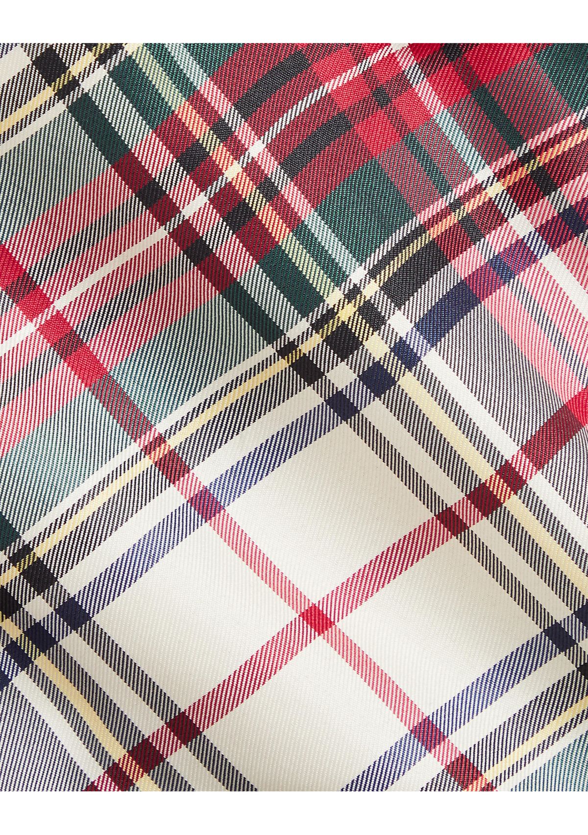 Baby Girls Plaid Twill Dress & Bloomer