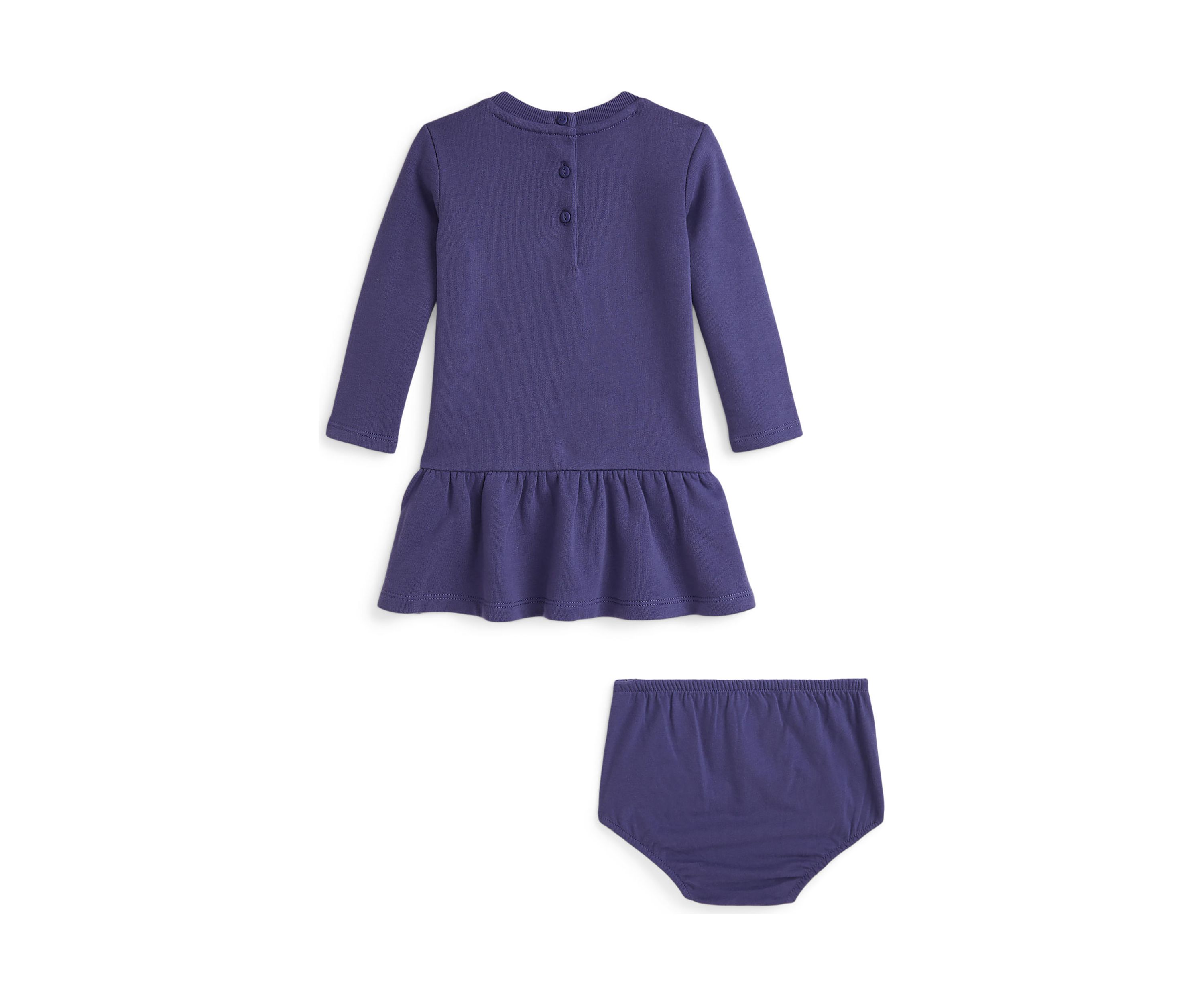 Baby Girls Polo Bear Fleece Dress & Bloomer