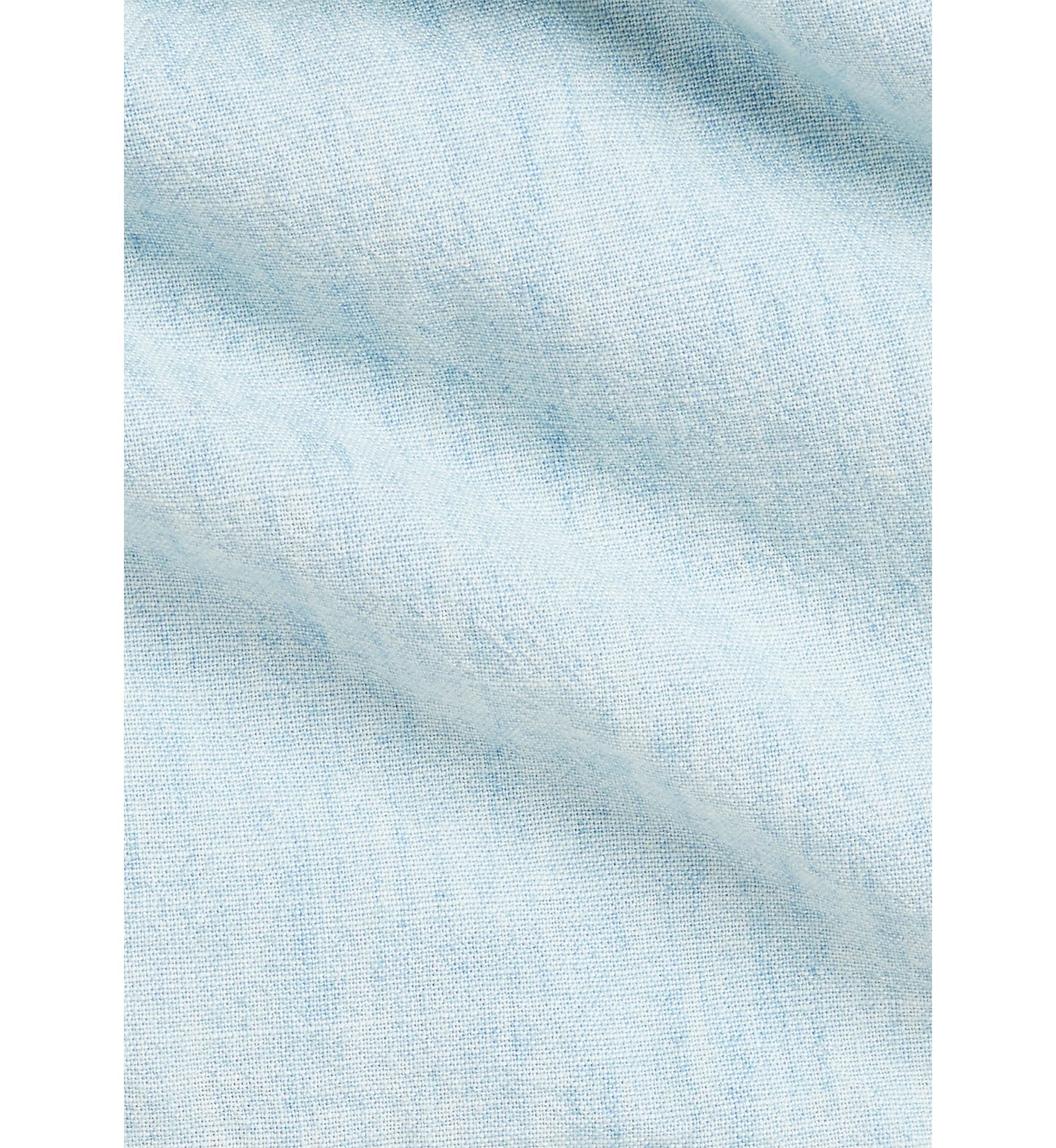 Baby Girls Chambray Top & Ribbed Leggings Set