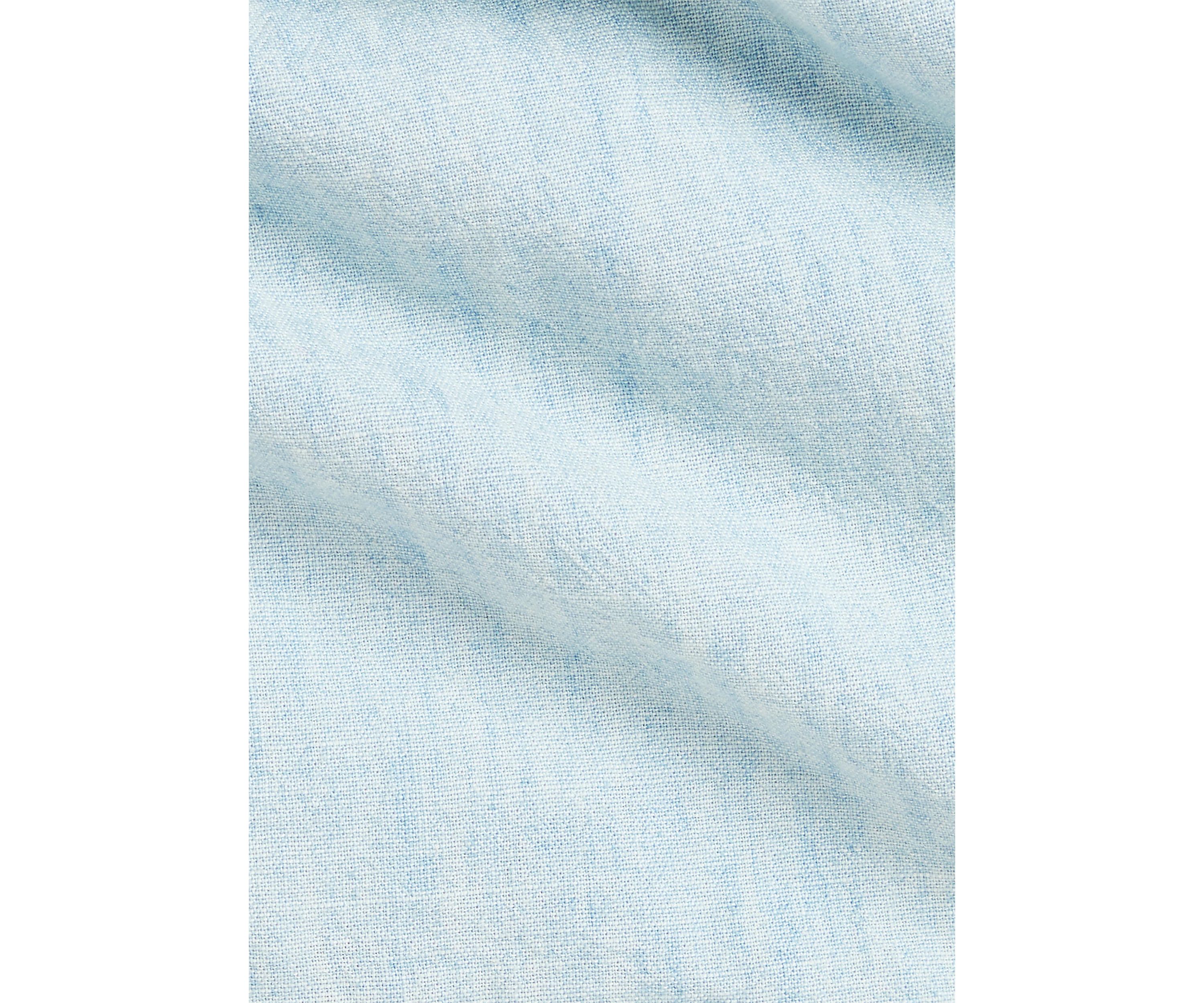 Baby Girls Chambray Top & Ribbed Leggings Set