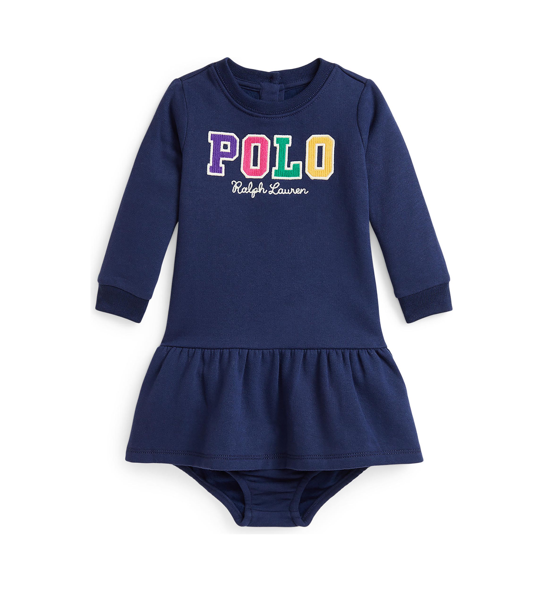 Baby Girls Logo Fleece Dress & Bloomer