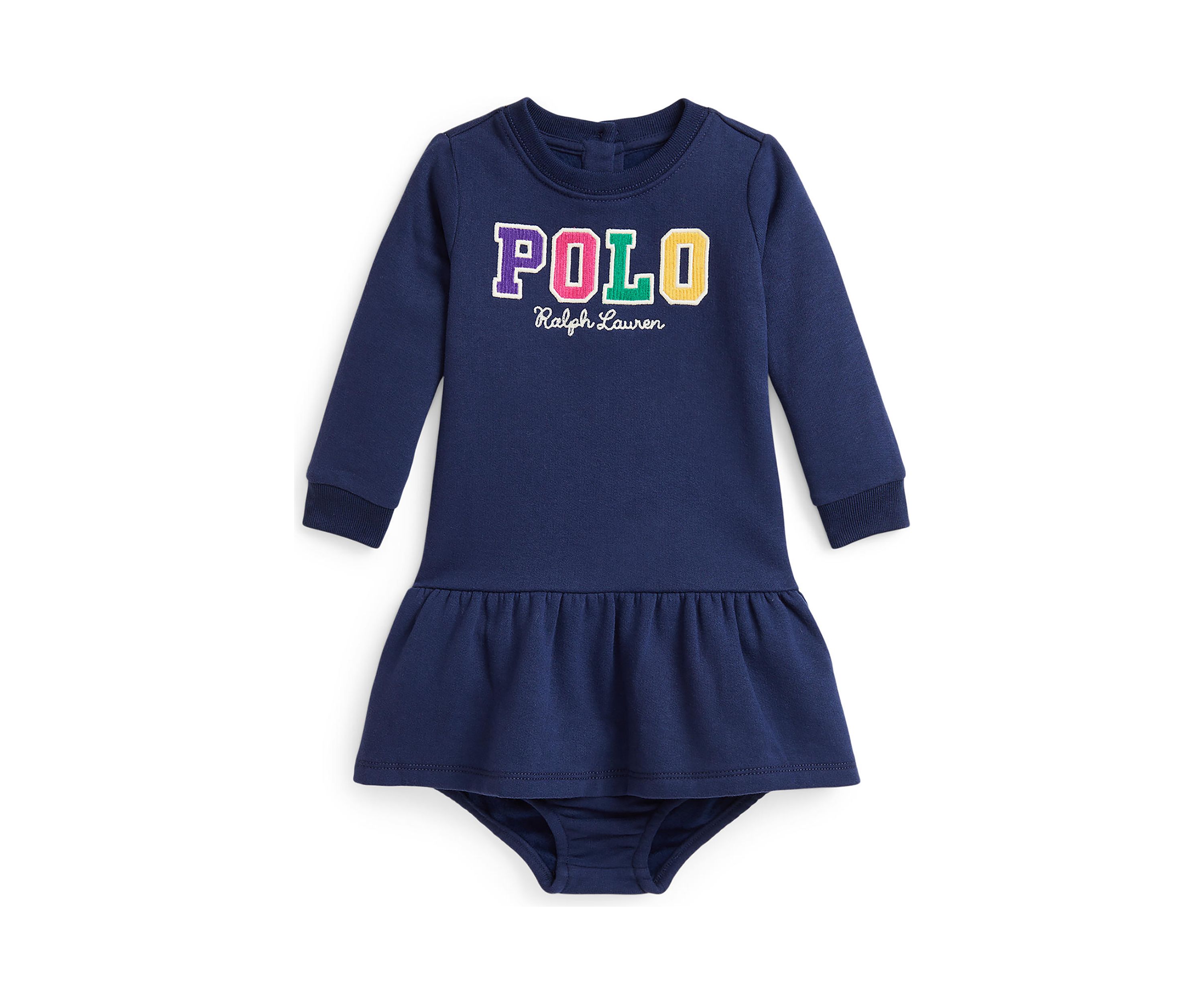 Baby Girls Logo Fleece Dress & Bloomer