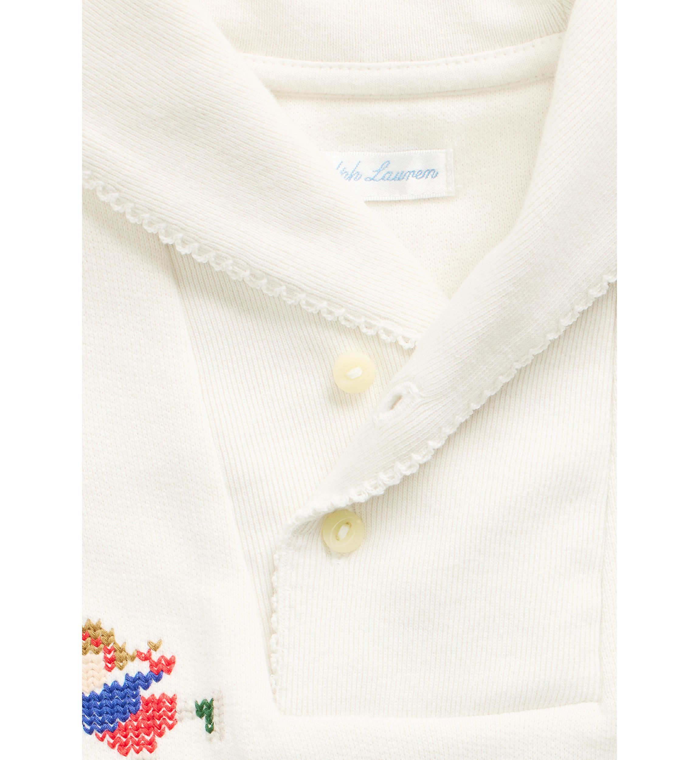 Baby Girls Nevis Fair Isle Shawl Cotton Dress
