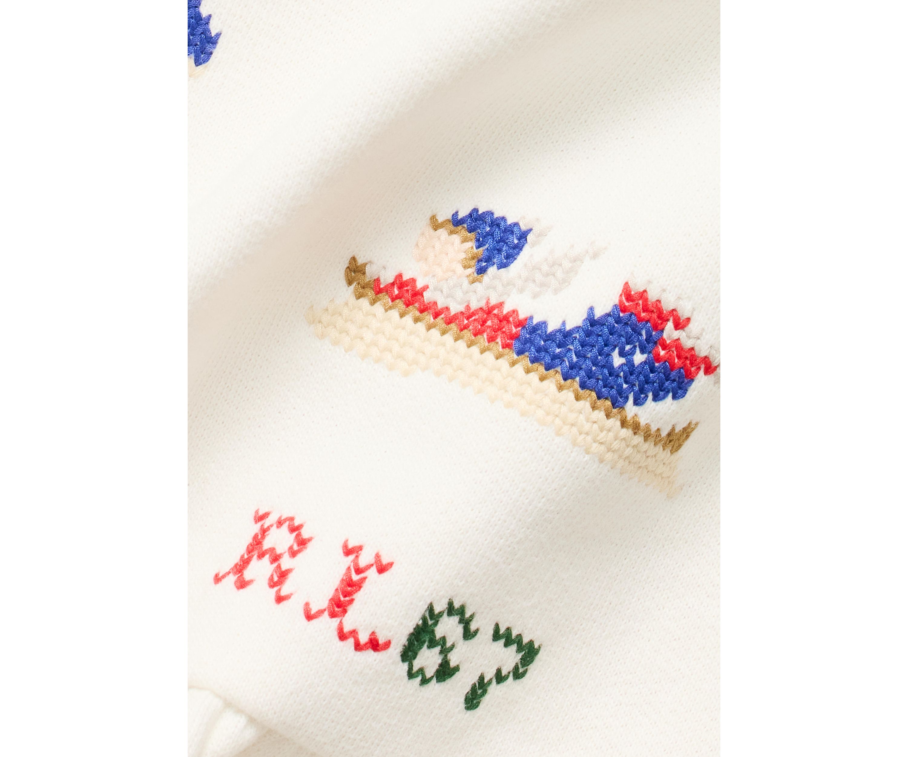 Baby Girls Nevis Fair Isle Shawl Cotton Dress