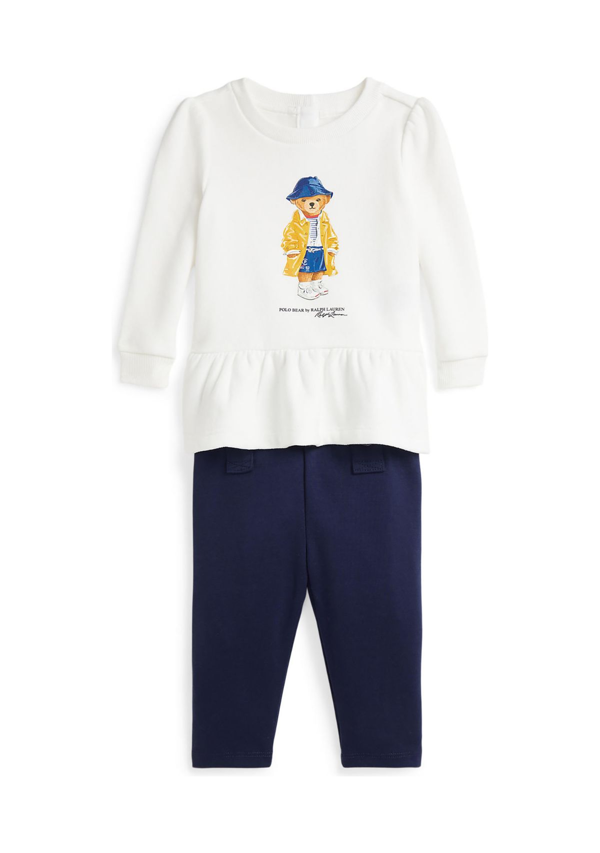 Baby Girls Polo Bear Sweatshirt & Legging Set