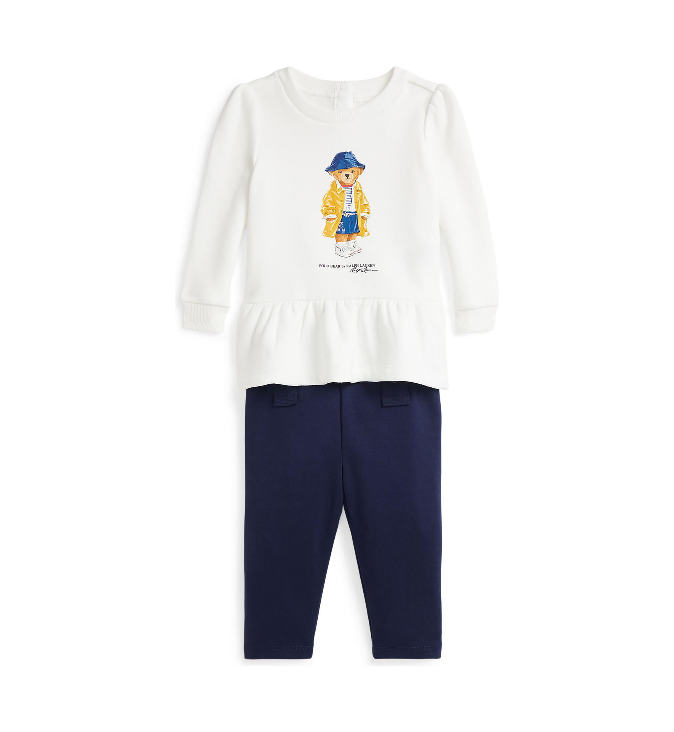 Baby Girls Polo Bear Sweatshirt & Legging Set