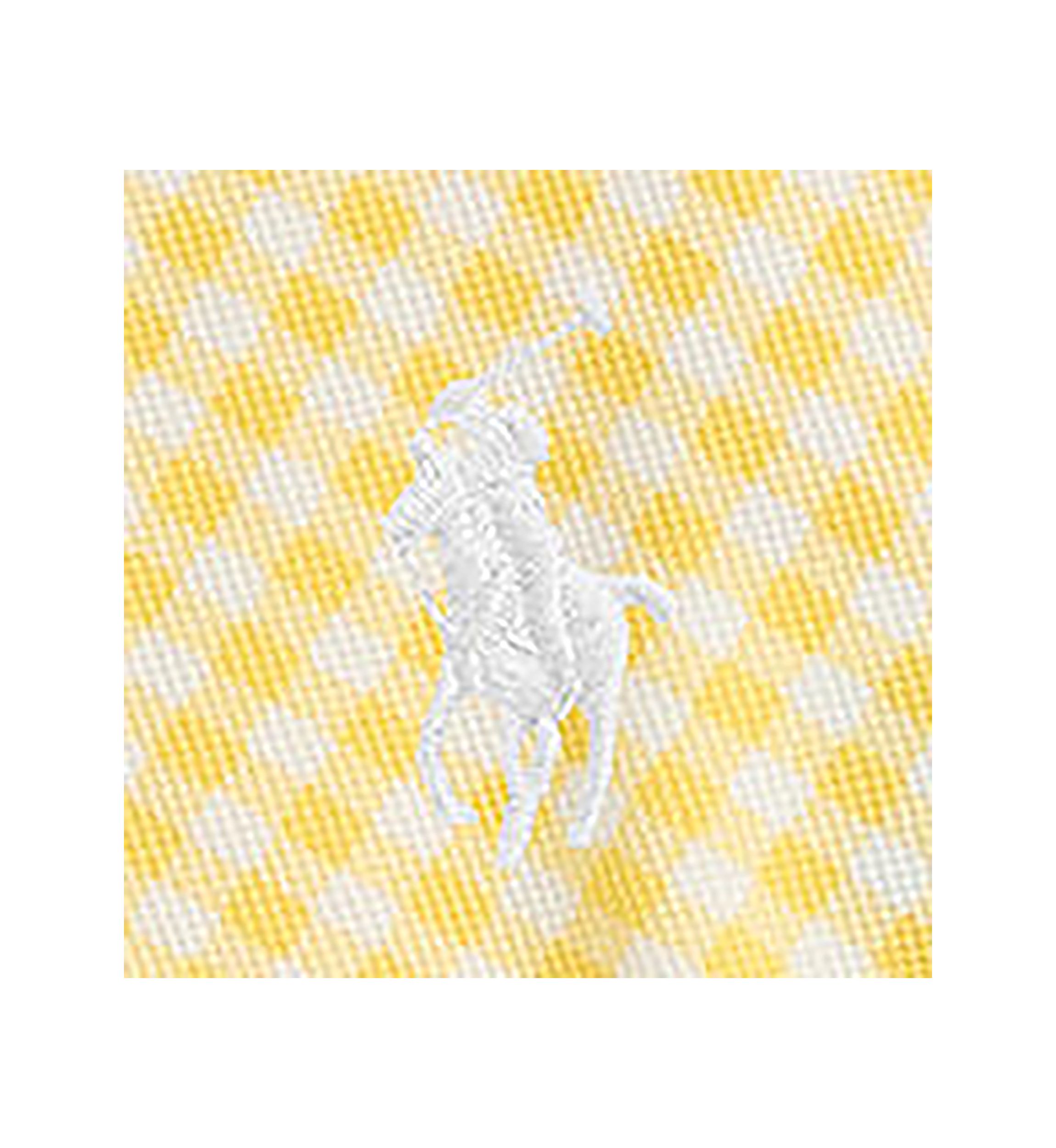 Baby Girls Gingham Mesh Polo Shirt & Shorts Set