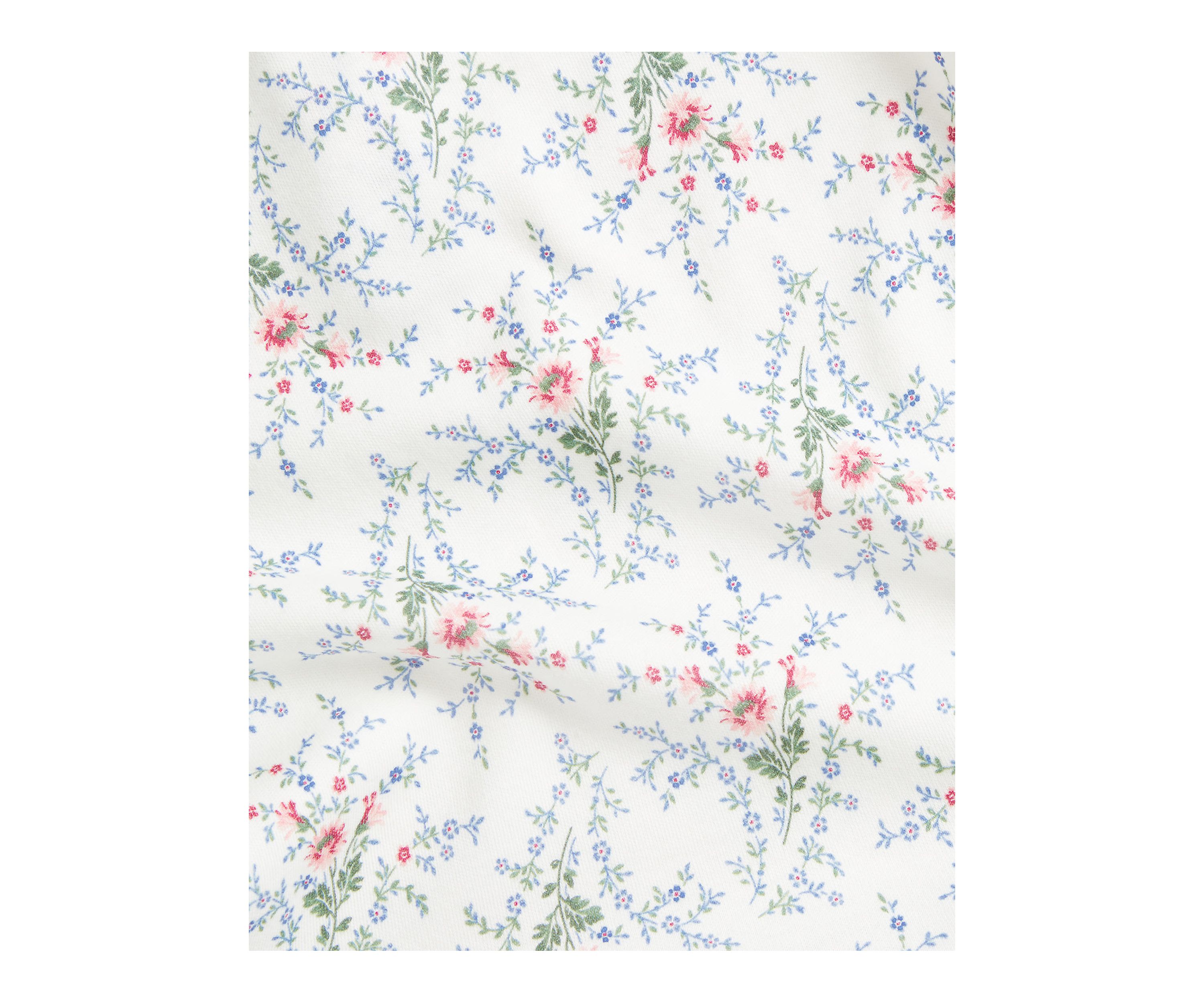 Baby Girls Floral Cotton Polo Dress & Bloomer