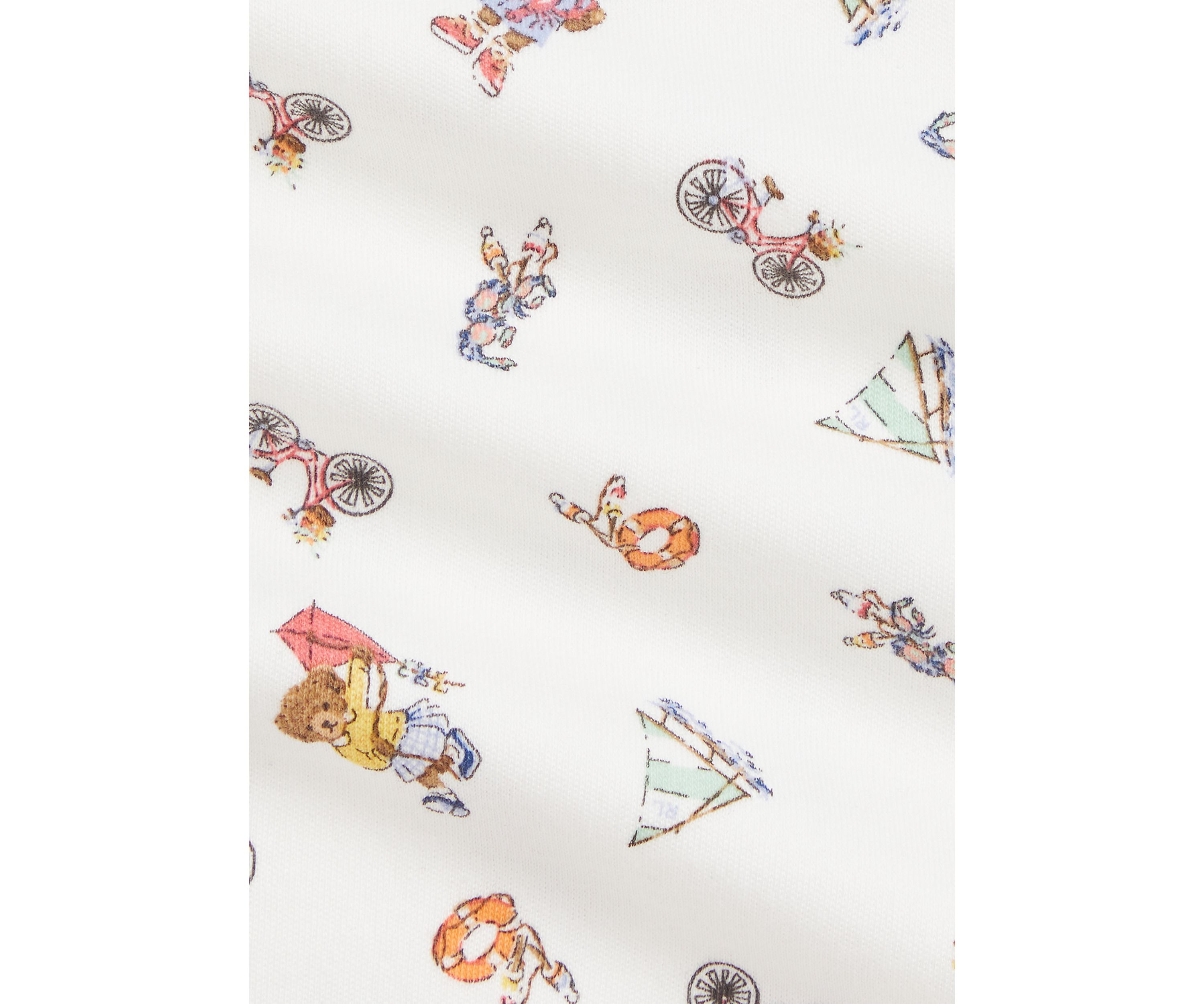 Baby Boys Polo Bear Cotton Bodysuit - 2 Pack